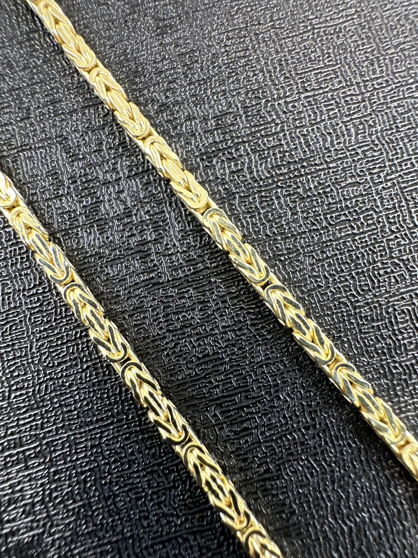 Prachtige 14K Gouden Koningsketting – 65 cm | 2,6 mm | Byzantijnse Stijl & Luxe