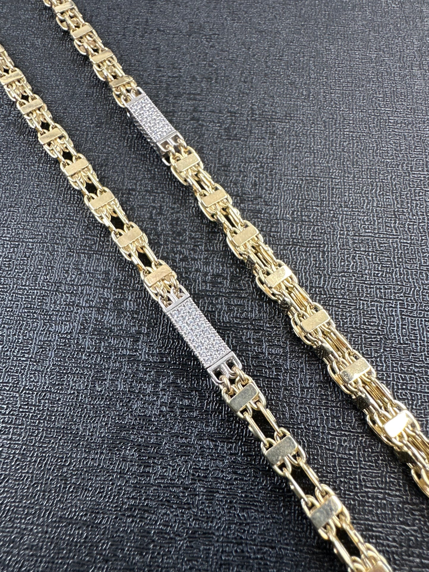 Prachtige 14K Gouden Iced Magnum Ketting – 70 cm | 5 mm | Luxe & Vol Glans