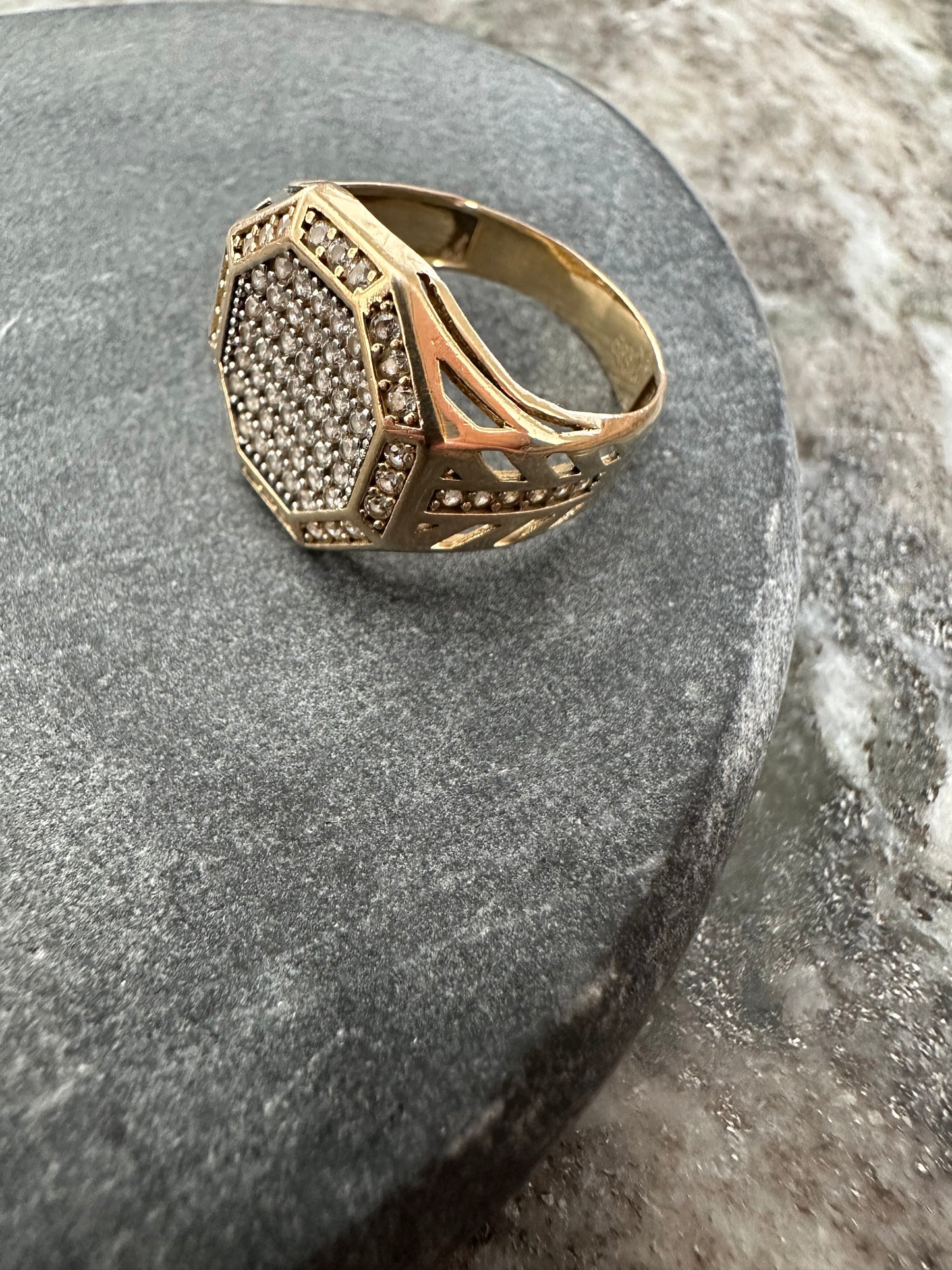 14K Gouden Ring met Zirkonia