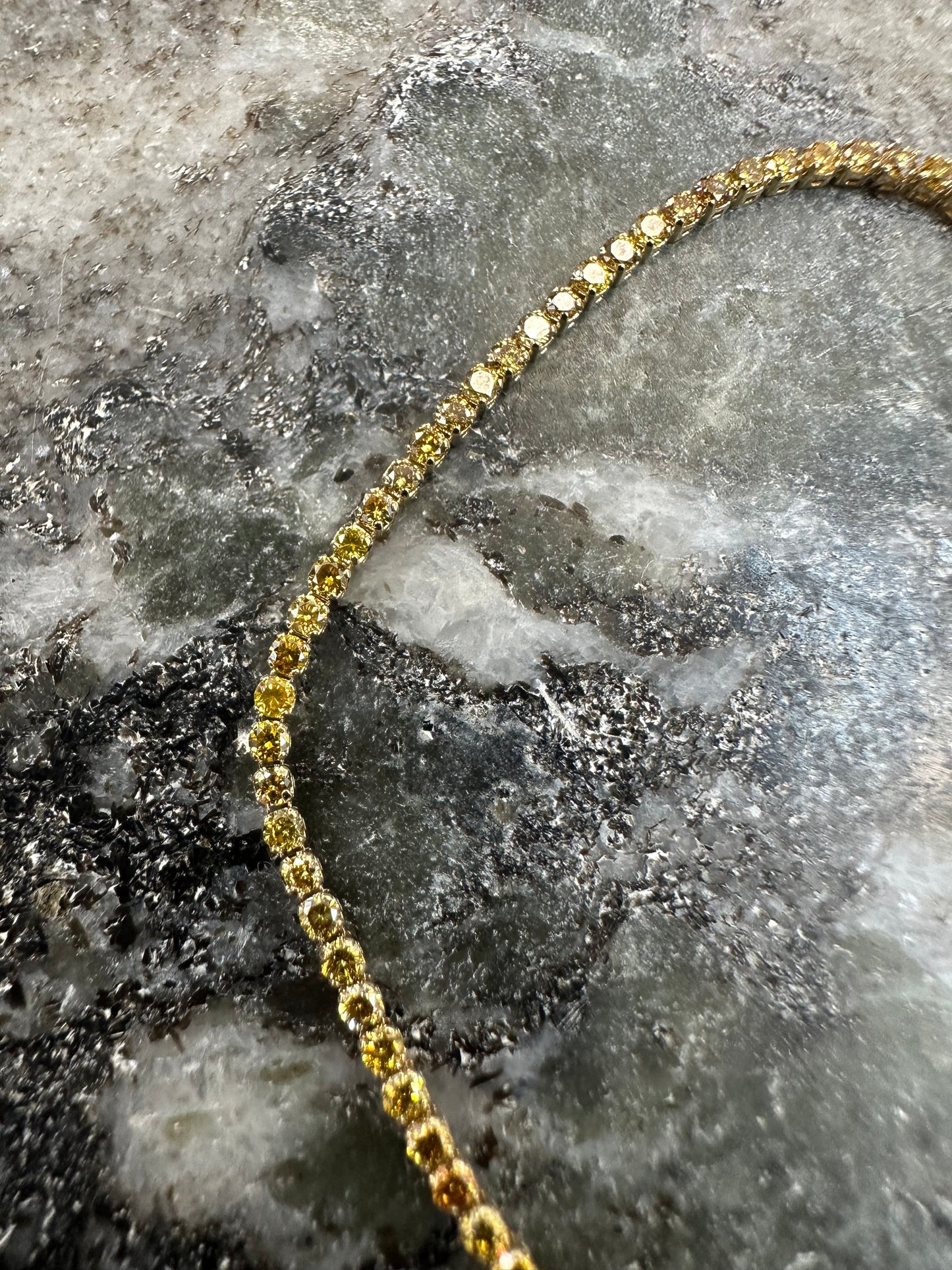 Prachtige 18K Gouden Tennisarmband – 19 cm | 1,8 mm | Met Natuurlijke Diamanten