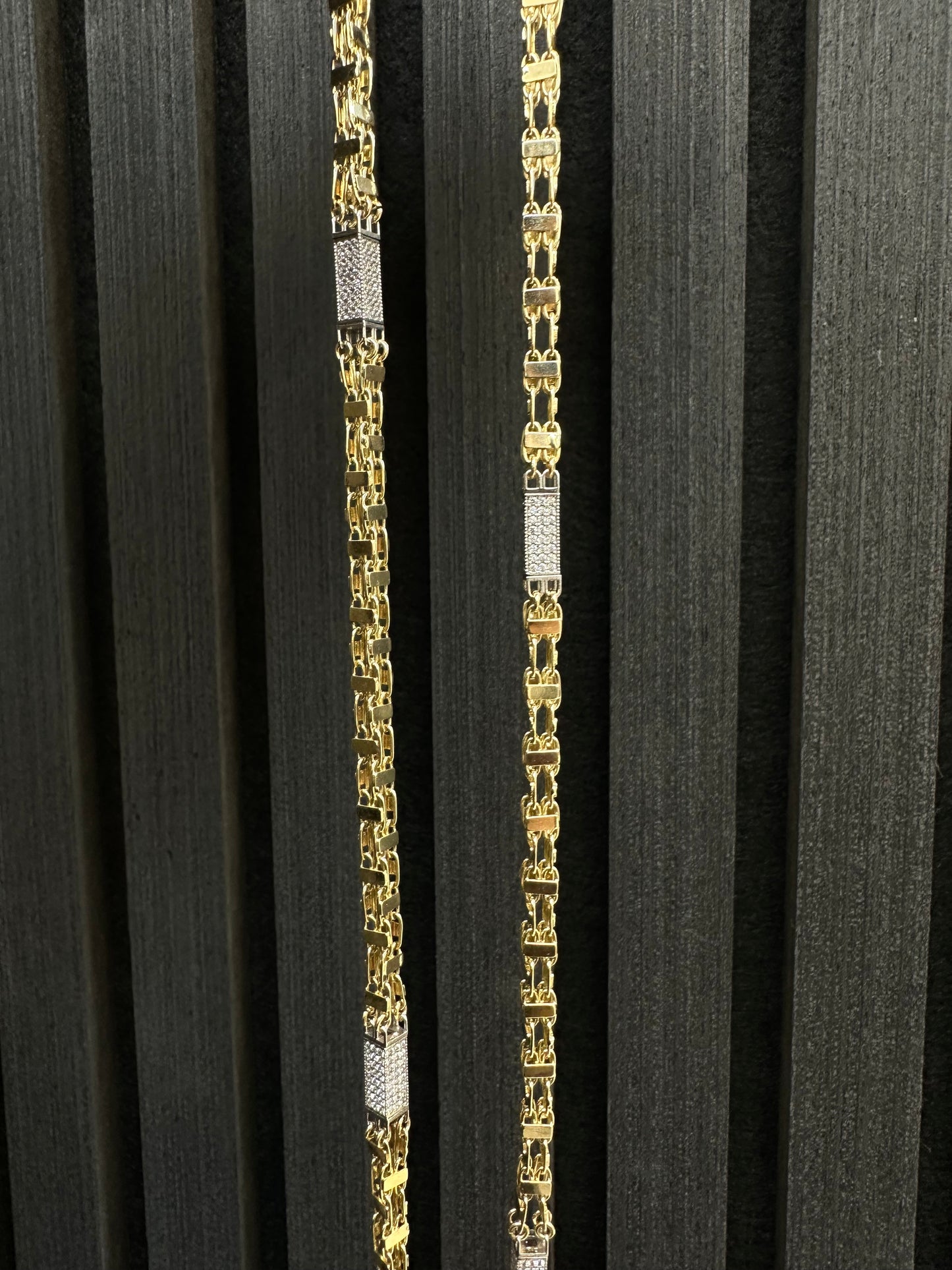 Prachtige 14K Gouden Iced Magnum Ketting – 70 cm | 5 mm | Luxe & Vol Glans