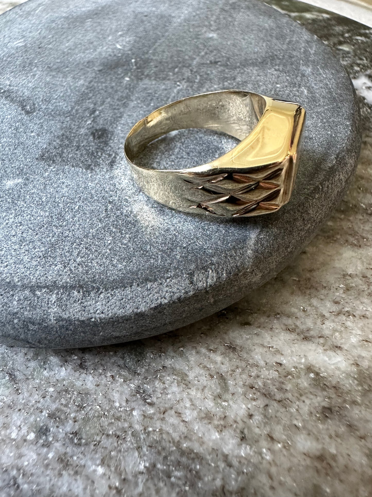 14k Gouden Zegelring