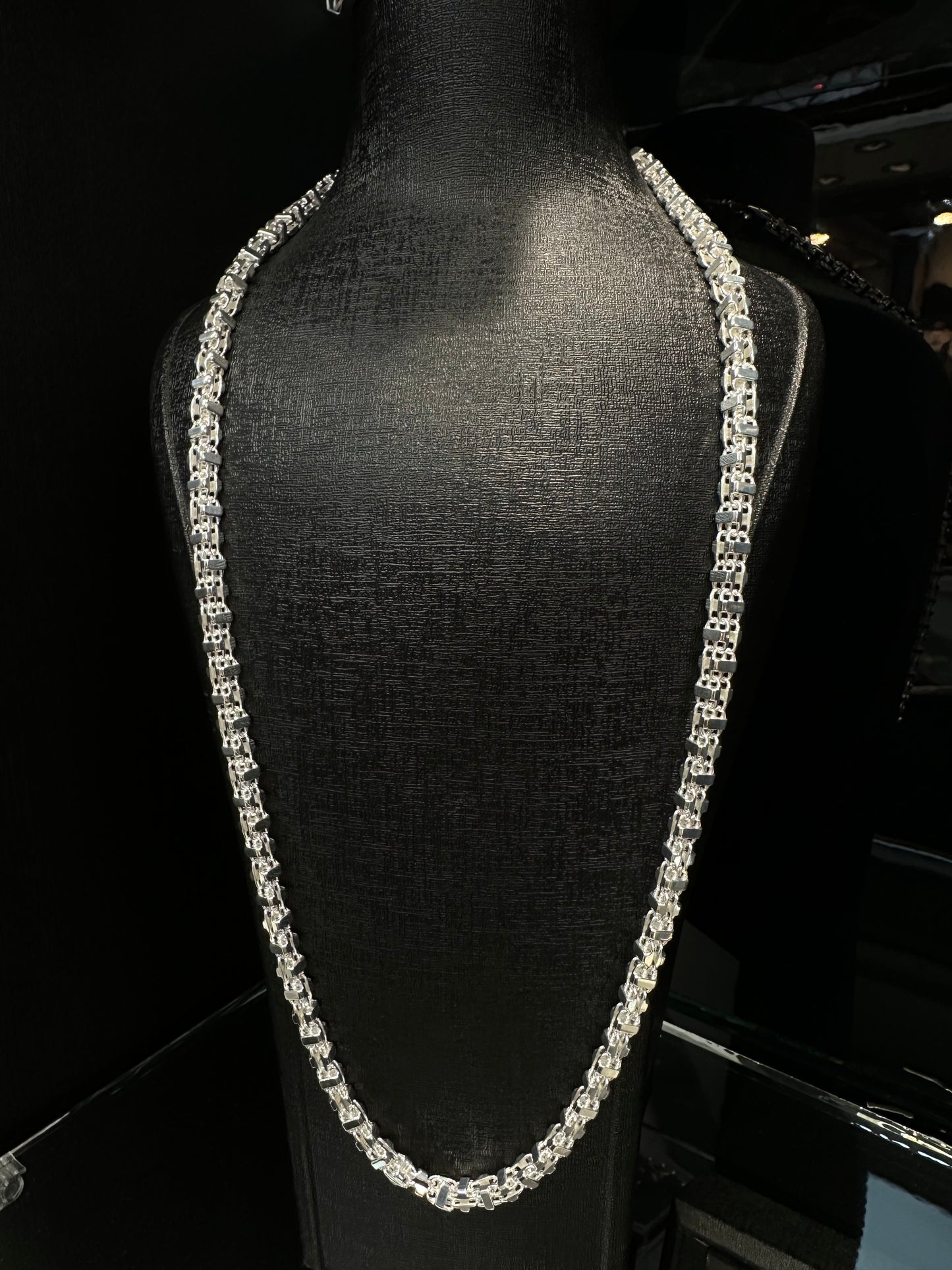 925 Zilveren Magnum Ketting – Massief Zilver – 70 cm