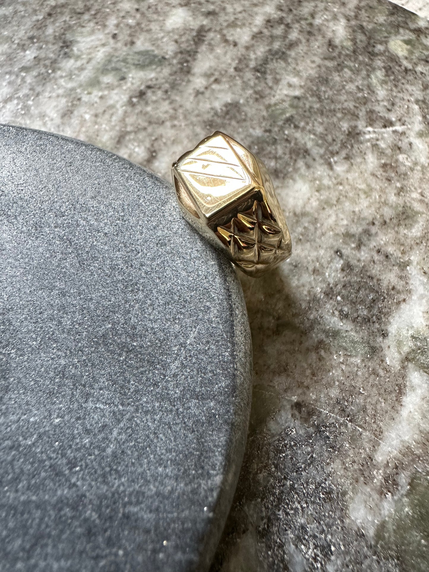 14k Gouden Zegelring