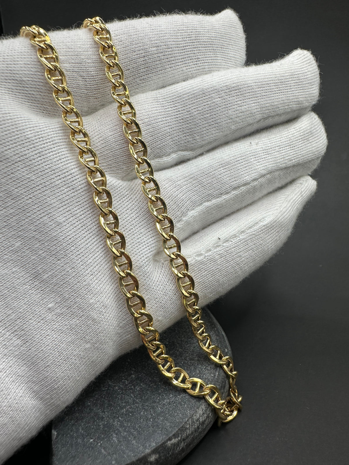 14K Gouden Schakelketting – 55 cm | 5,1 mm