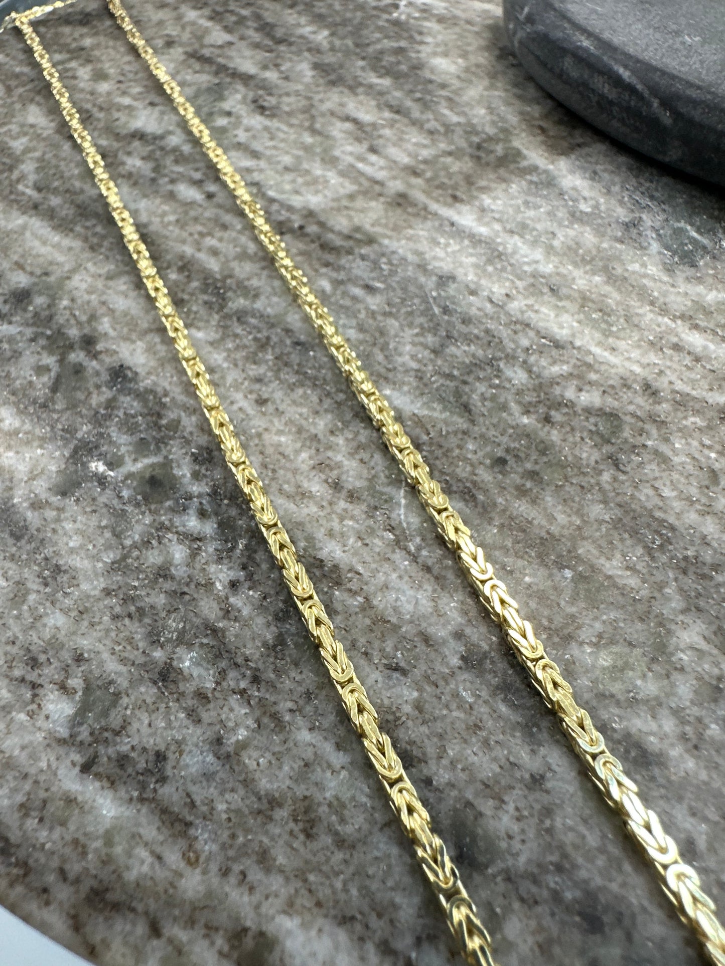 Prachtige 14K Gouden Koningsketting – 65 cm | 2,6 mm | Byzantijnse Stijl & Luxe