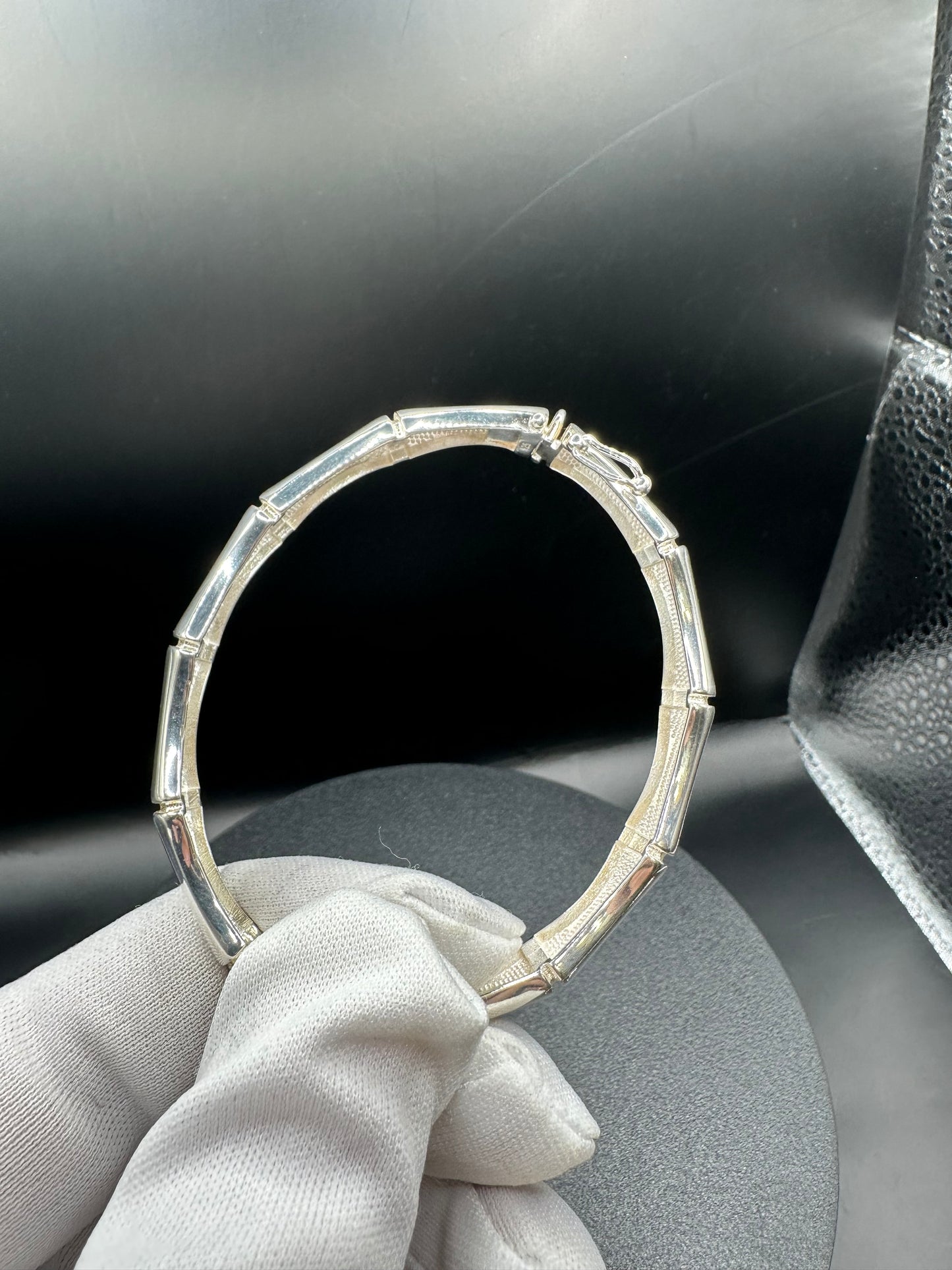 925 Zilveren Bambo Armband – Unisex