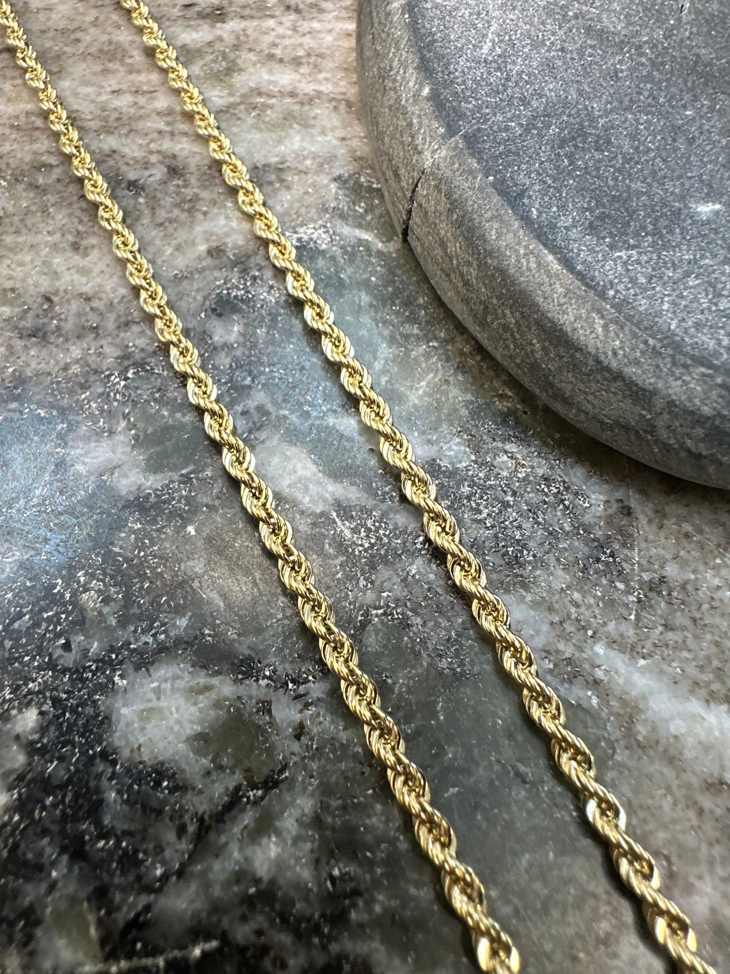 Prachtige 14K Gouden Rope Chain – 65 cm | 2,6 mm | Tijdloos & Luxe