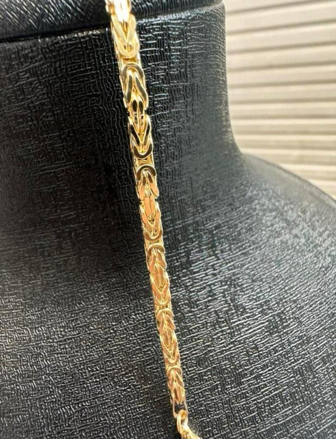 14K Gouden Byzantijnse Koningsarmband – 3,2 mm | 20 cm | Tijdloze Luxe