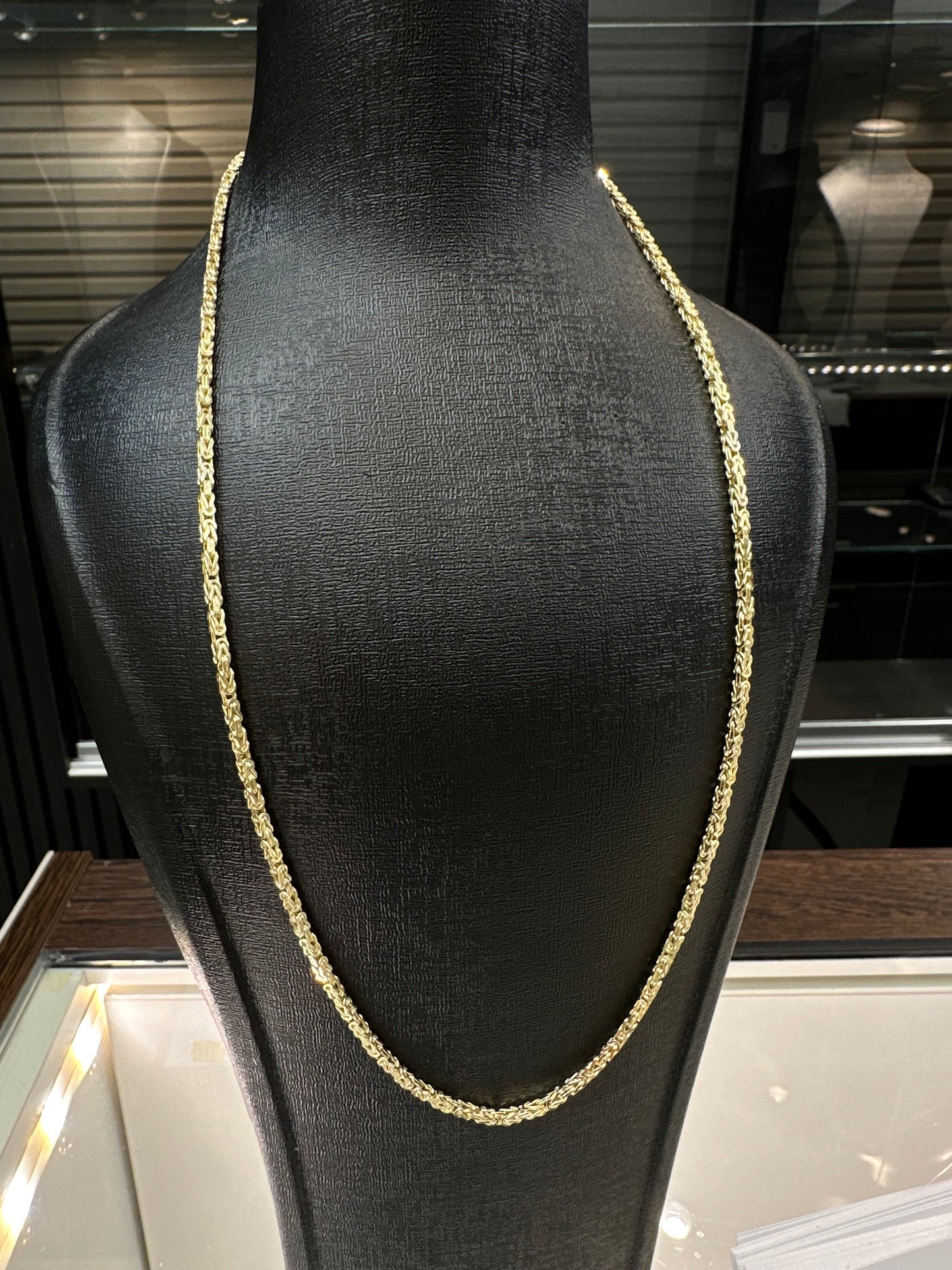 Prachtige 14K Gouden Byzantijnse Koningsketting | 2,5 mm | Elegant & Sterk