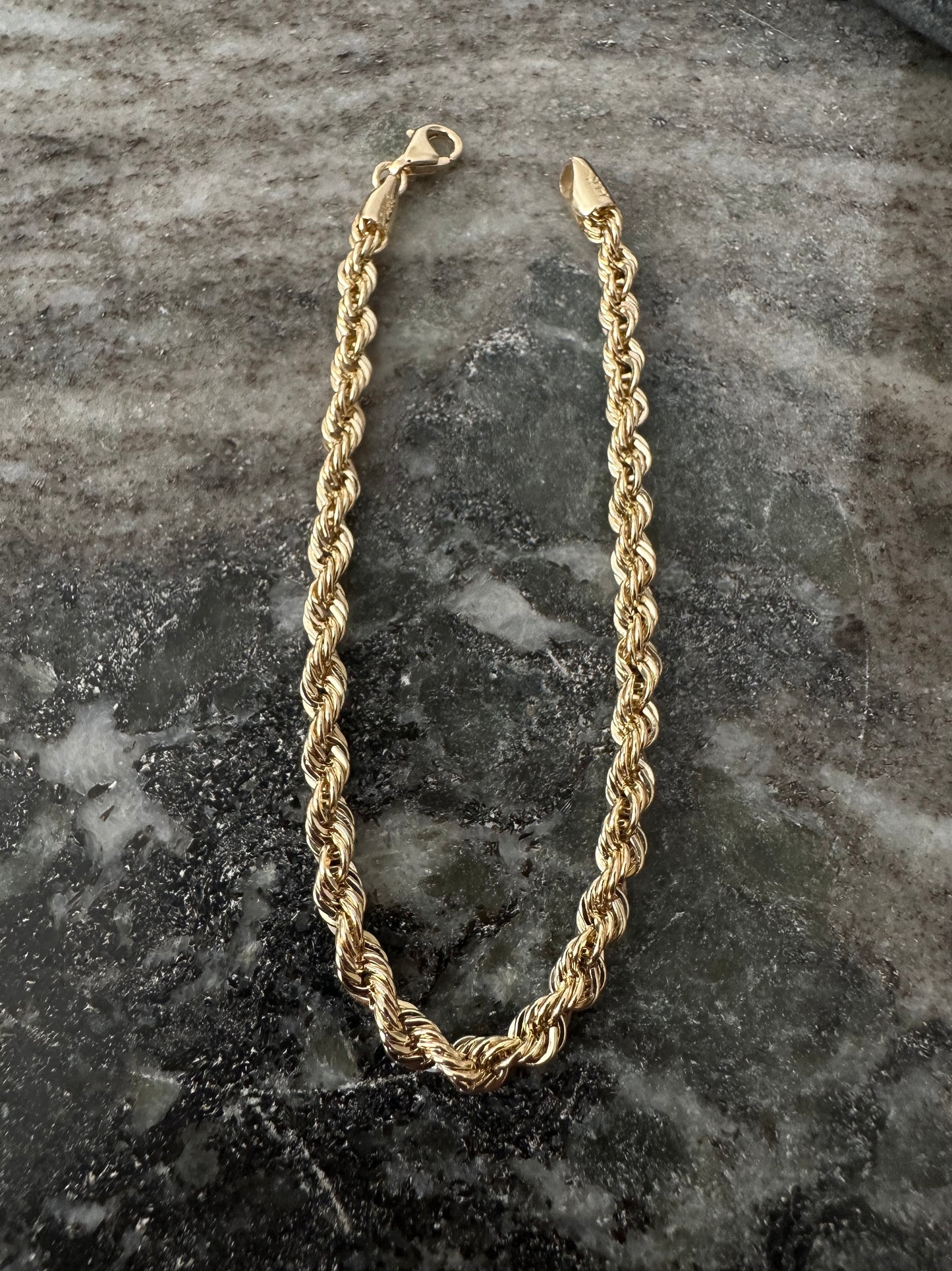 14K Gouden Robe Armband | 4mm