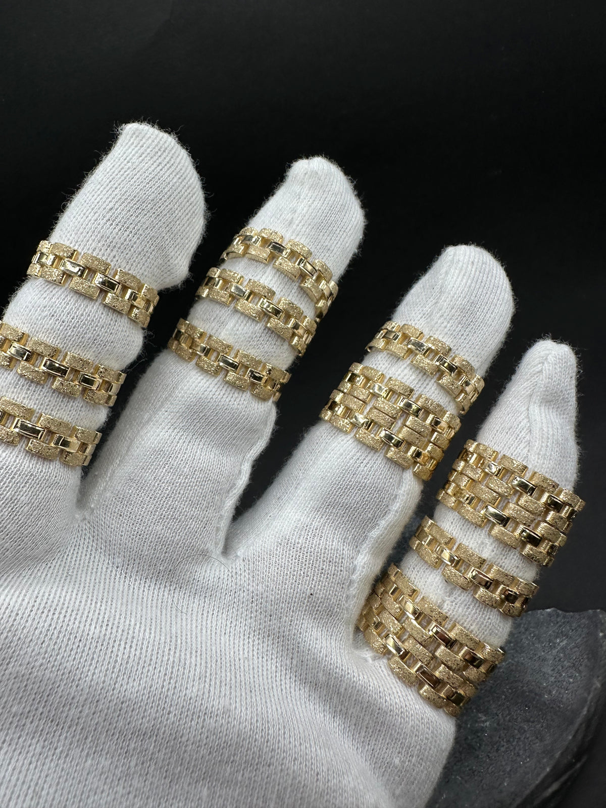 14K Gouden Rollie Schakelring