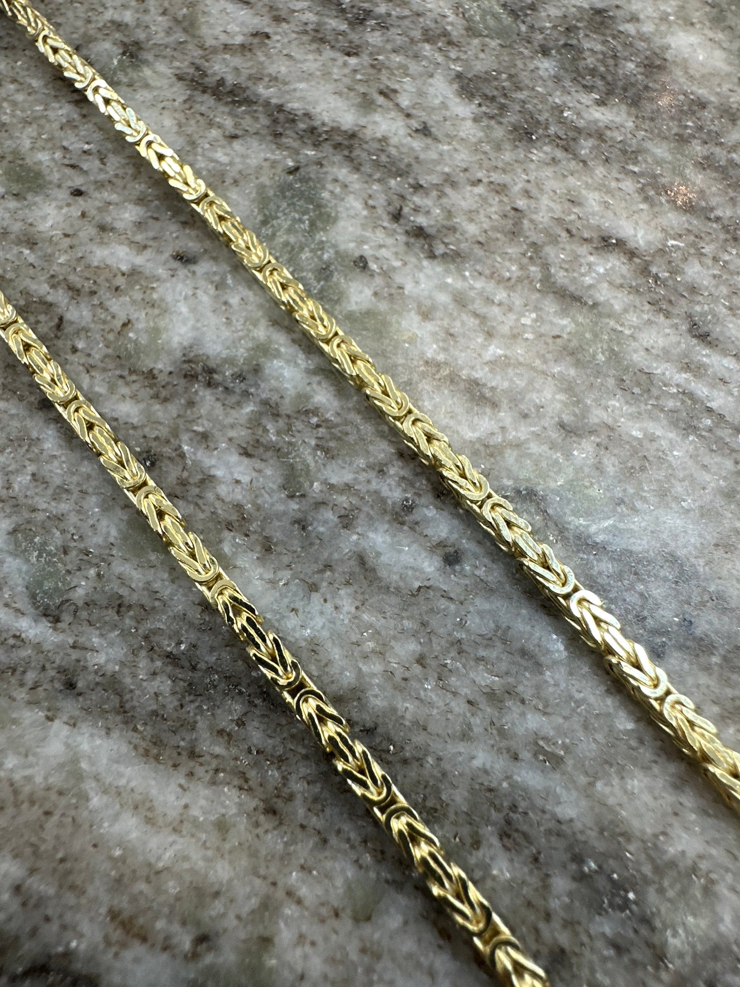 Prachtige 14K Gouden Koningsketting – 65 cm | 2,6 mm | Byzantijnse Stijl & Luxe