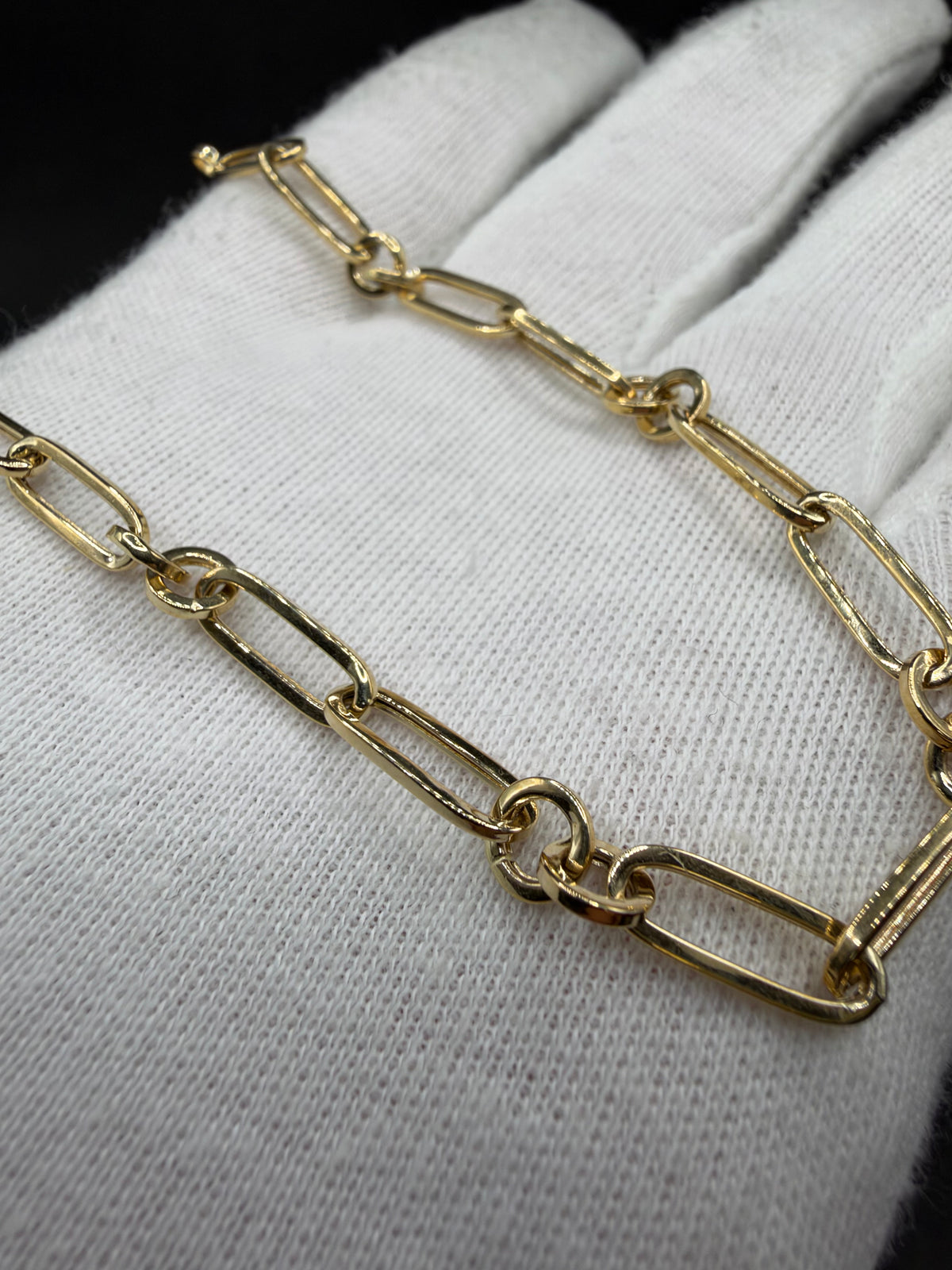 14K Gouden Schakelarmband – 19 cm – 5 mm