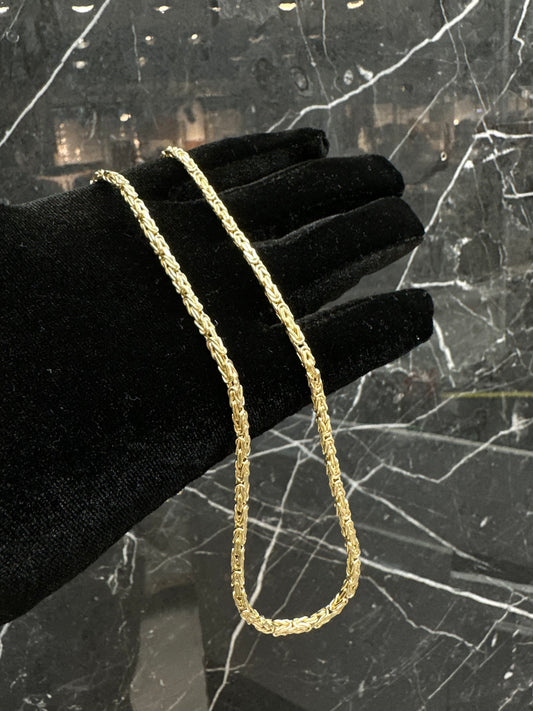 14K Gouden Klassieke Koningsketting – 60 cm | 3 mm