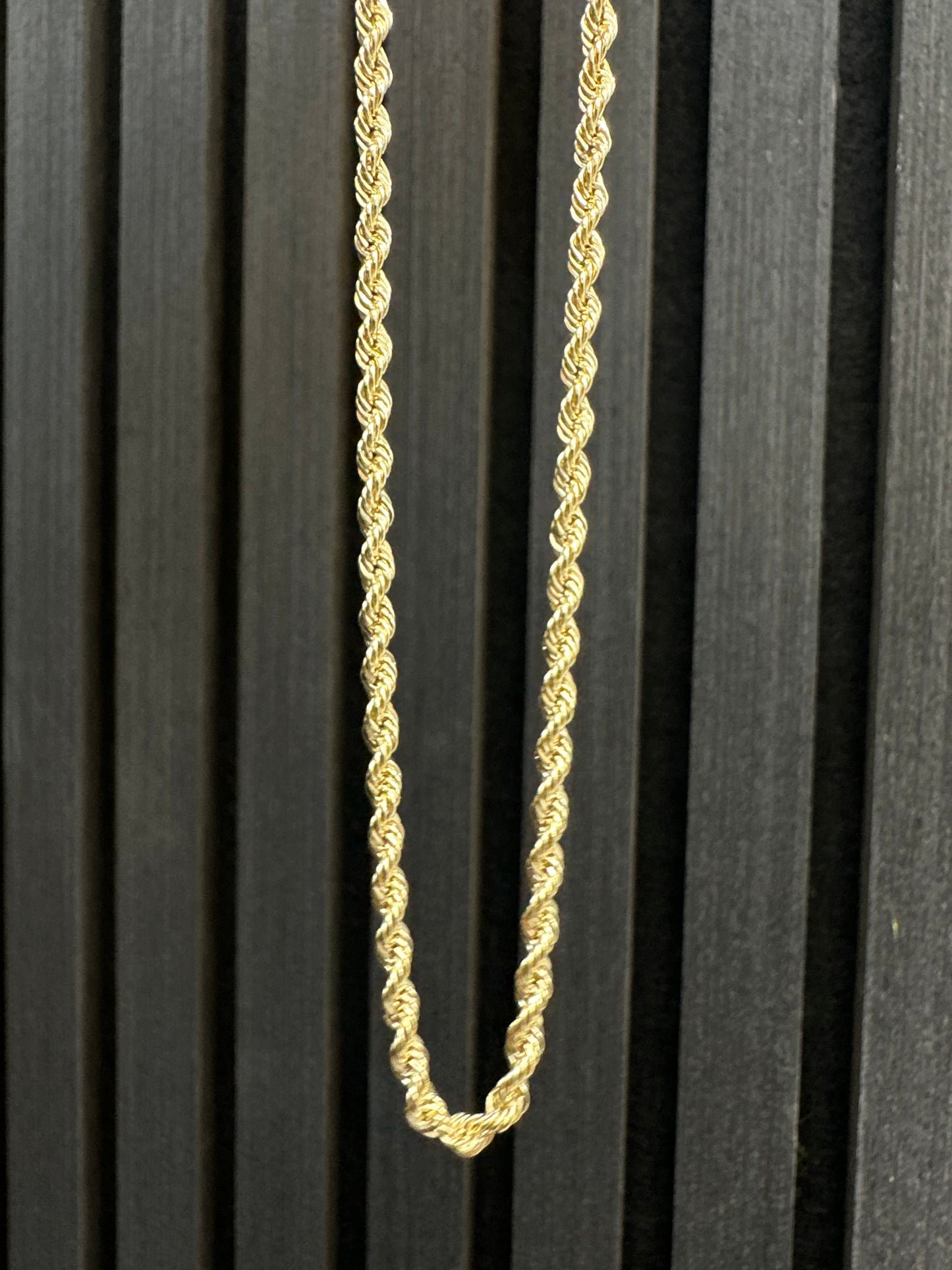 Prachtige 14K Gouden Rope Chain – 66 cm | 3,4 mm | Tijdloze Luxe
