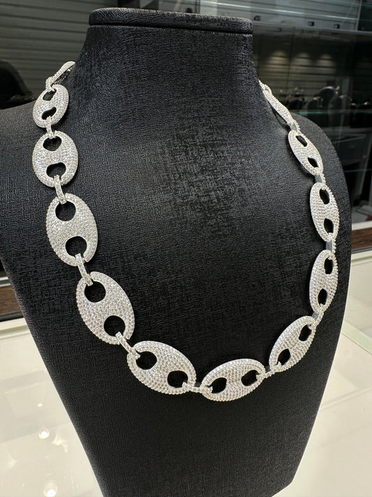 925 Zilveren Iced Chain