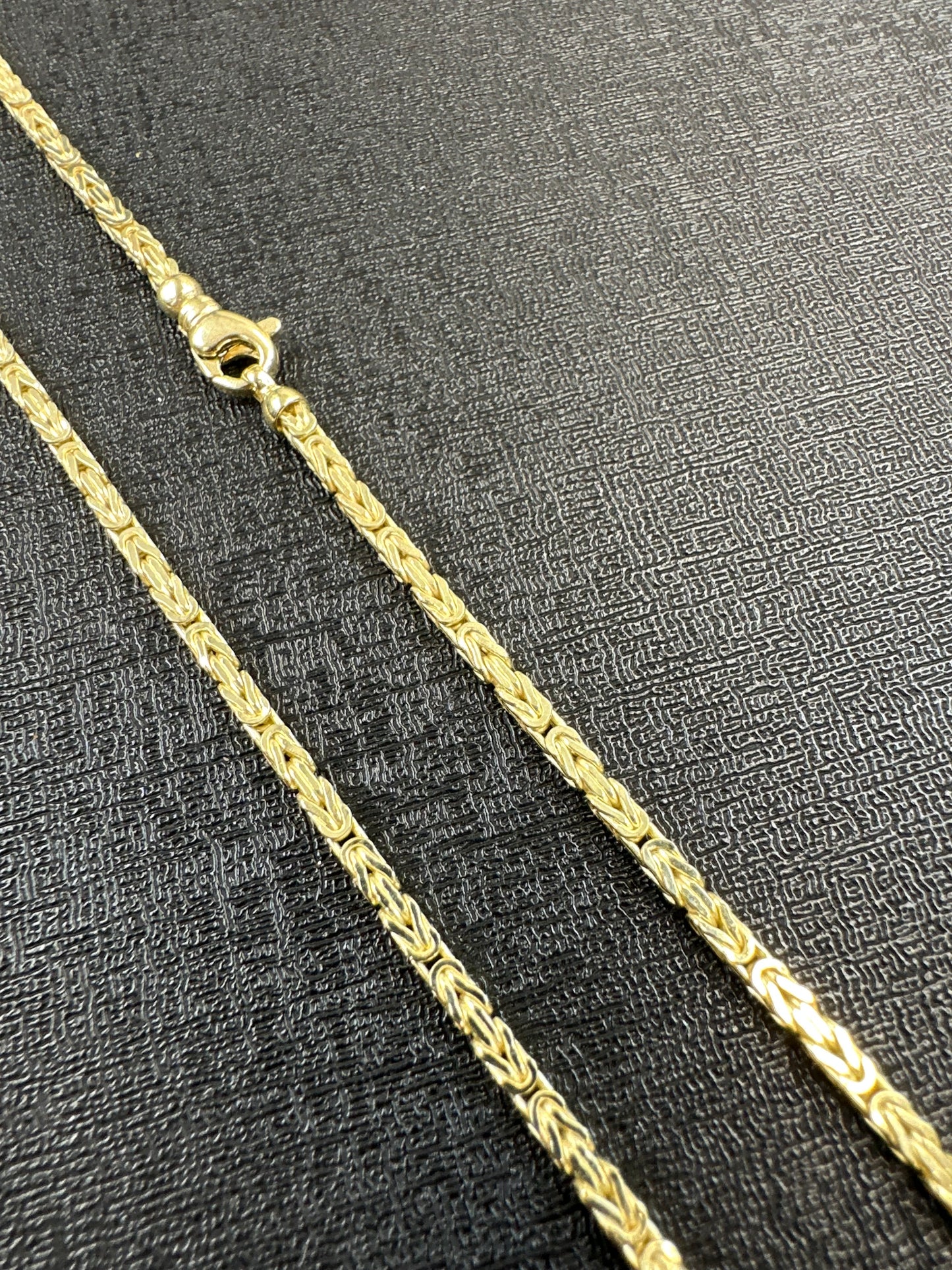 Prachtige 14K Gouden Koningsketting – 65 cm | 2,6 mm | Byzantijnse Stijl & Luxe