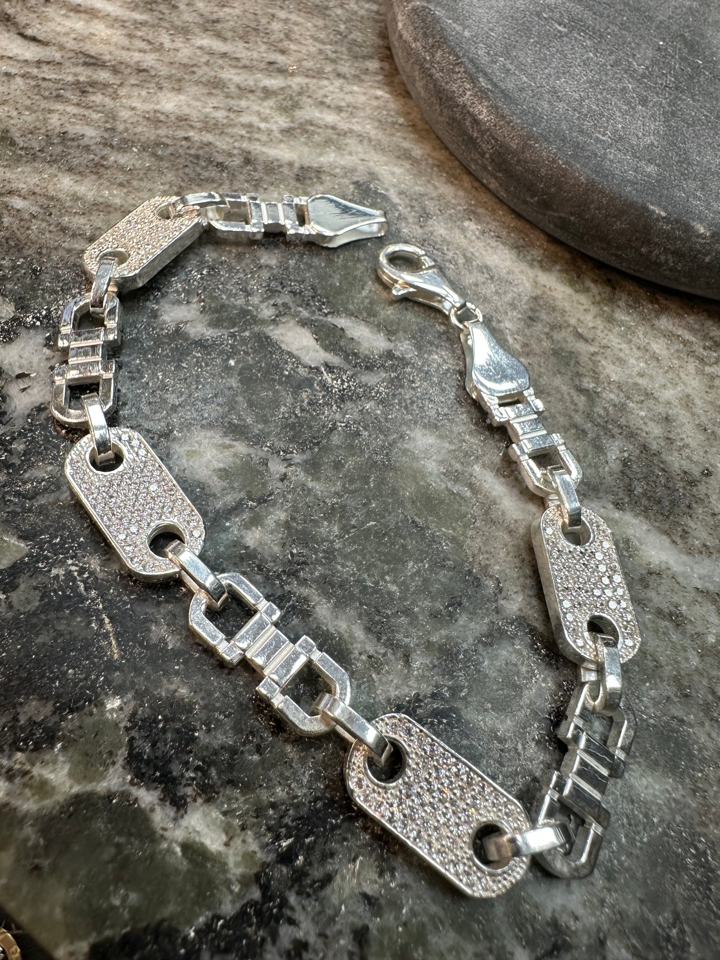 Prachtige 925 Zilveren Armband met Zirkonia ✨