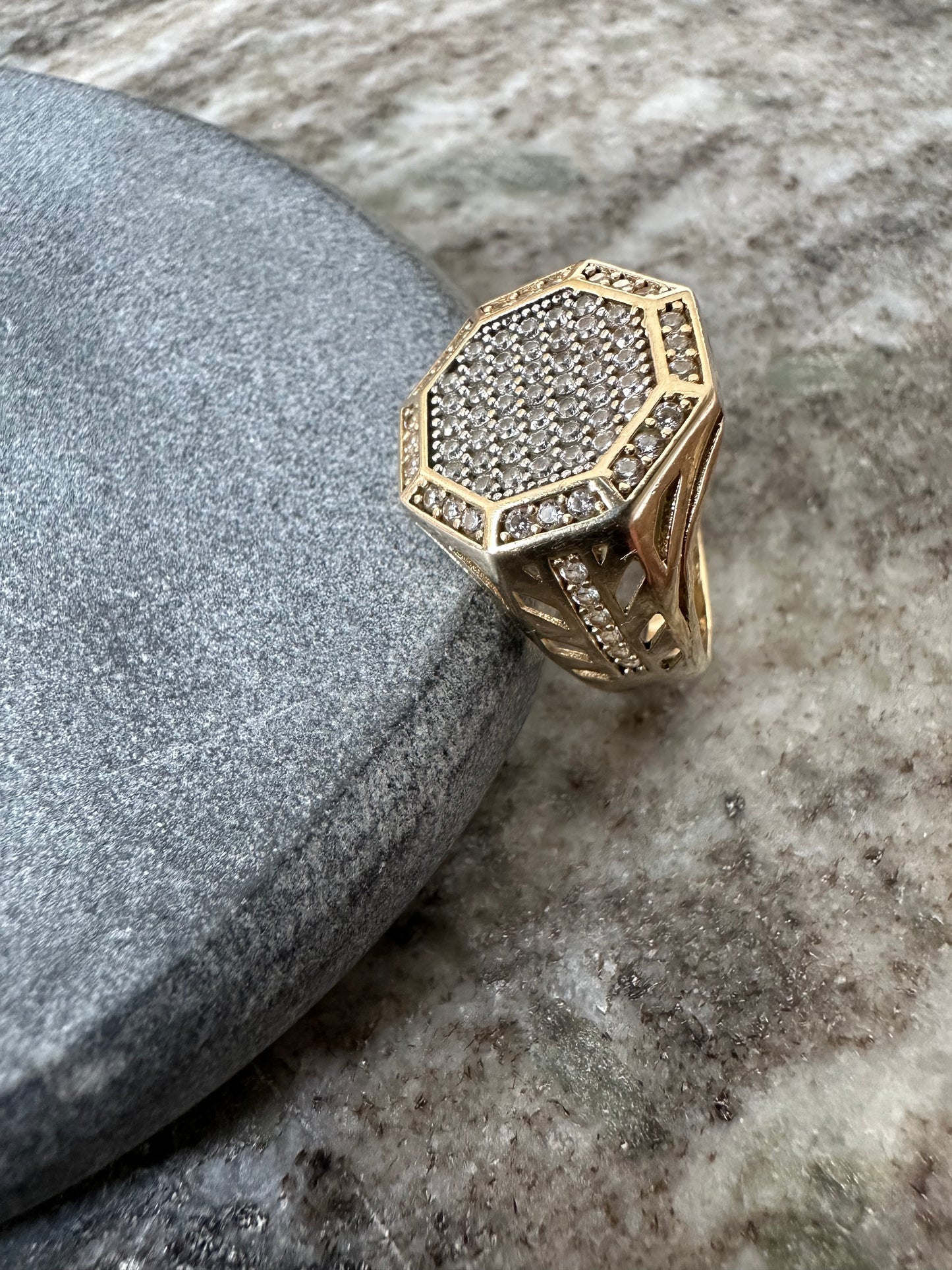 14K Gouden Ring met Zirkonia