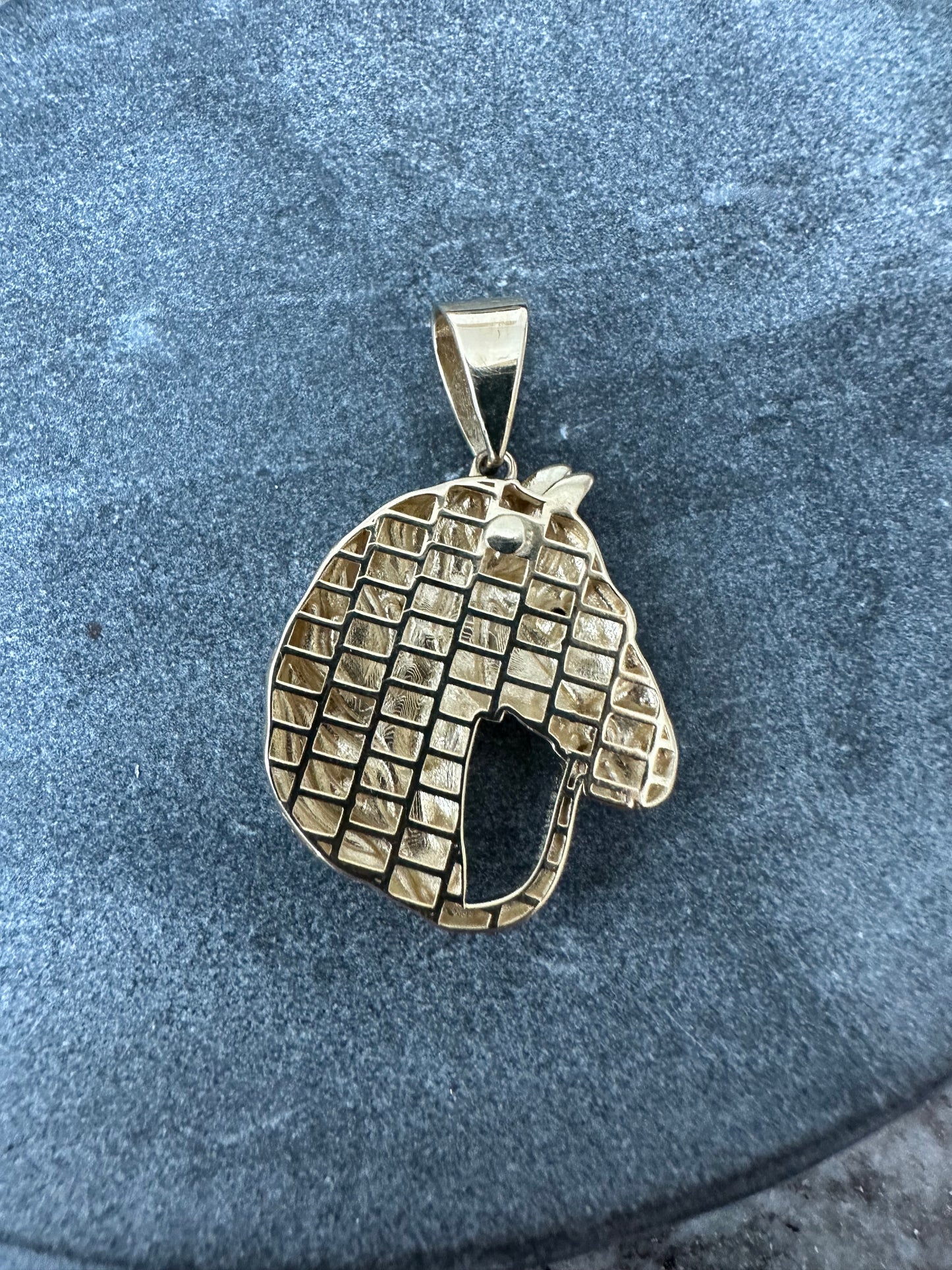 14K Gouden Paardenkop Hanger