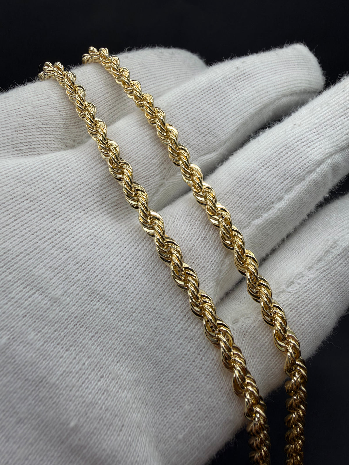 14K Gouden Rope Chain – 4 mm – Nederlands Goud