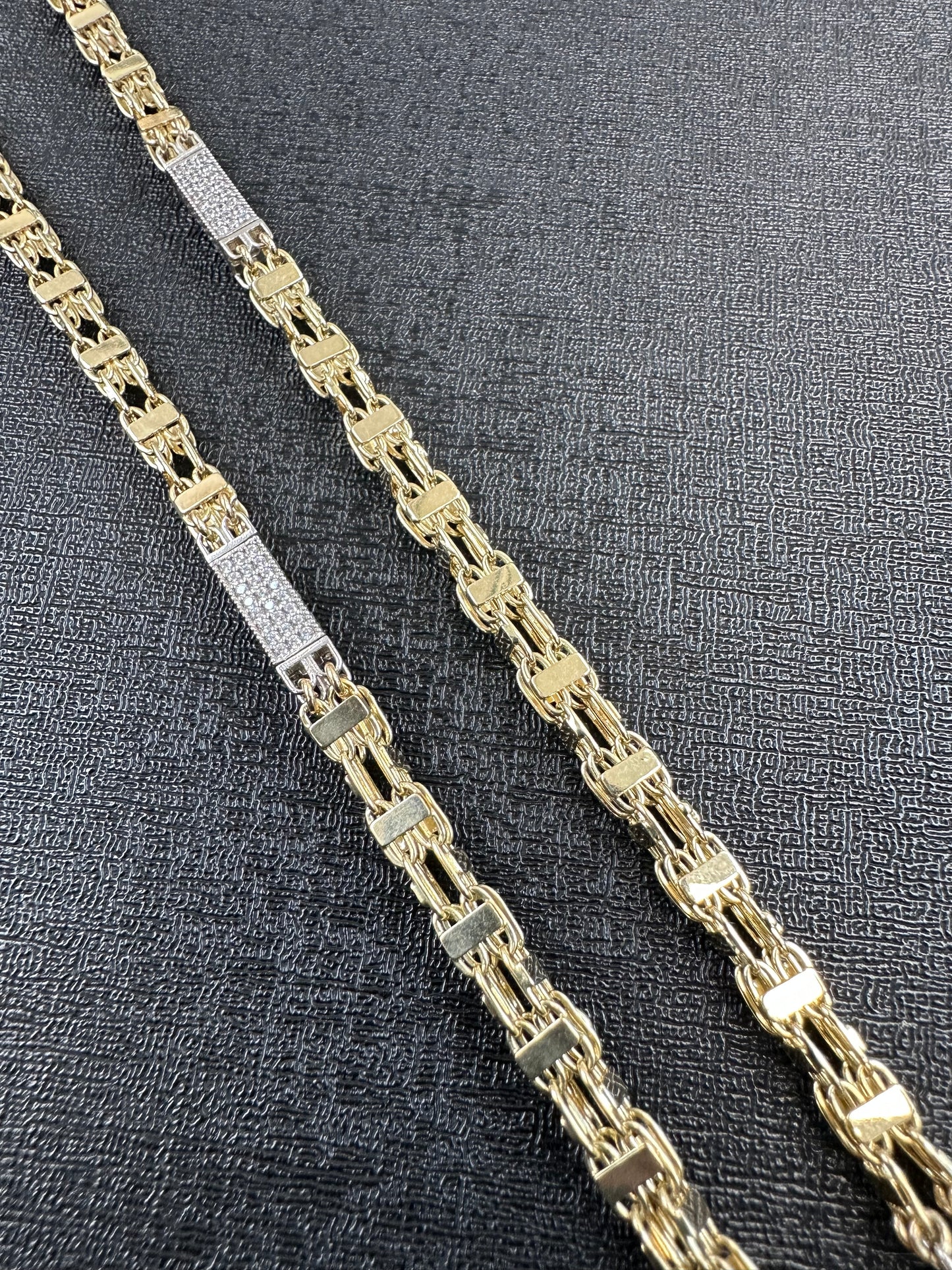 Prachtige 14K Gouden Iced Magnum Ketting – 70 cm | 5 mm | Luxe & Vol Glans