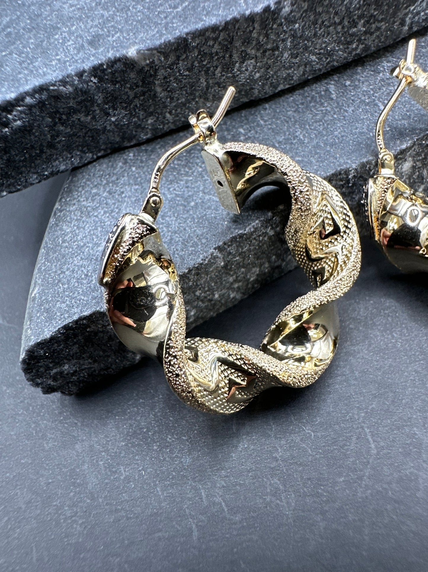 14K Gouden Wokkels – 30 mm