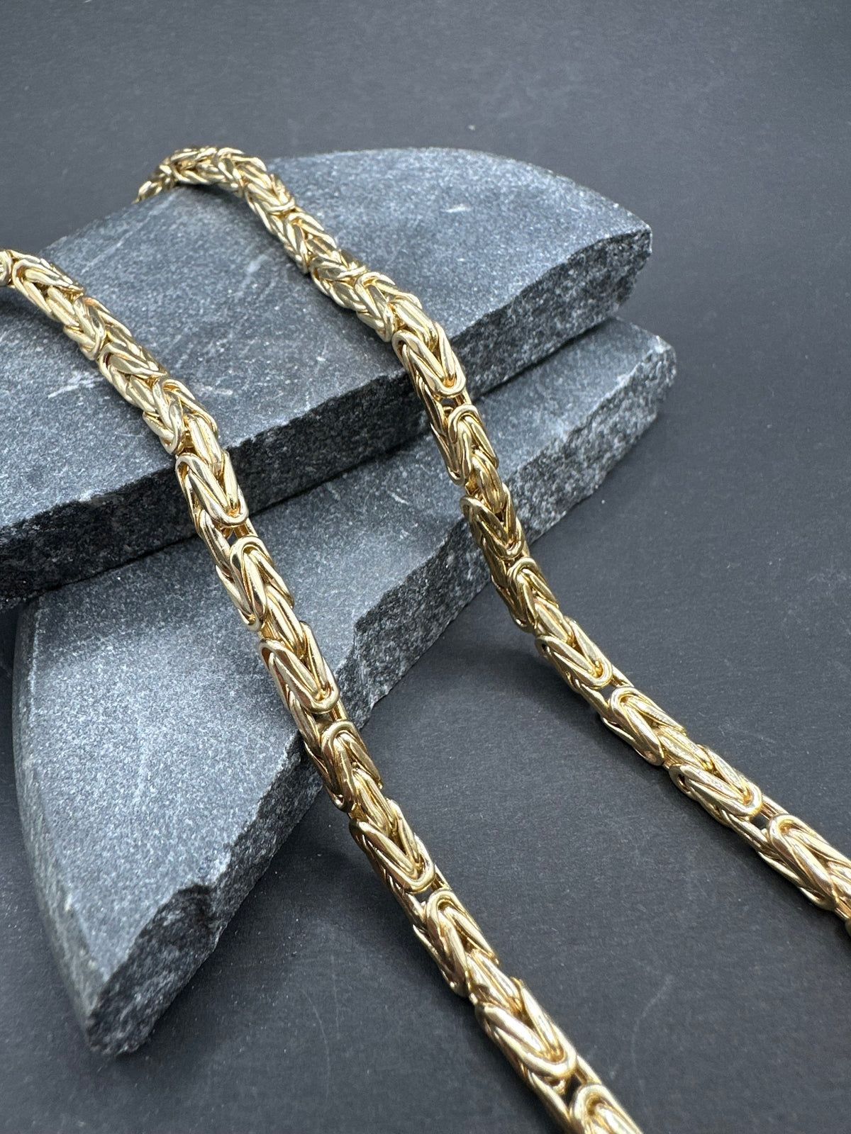 14K Gouden Klassieke Koningsketting – 4 mm – 60 cm