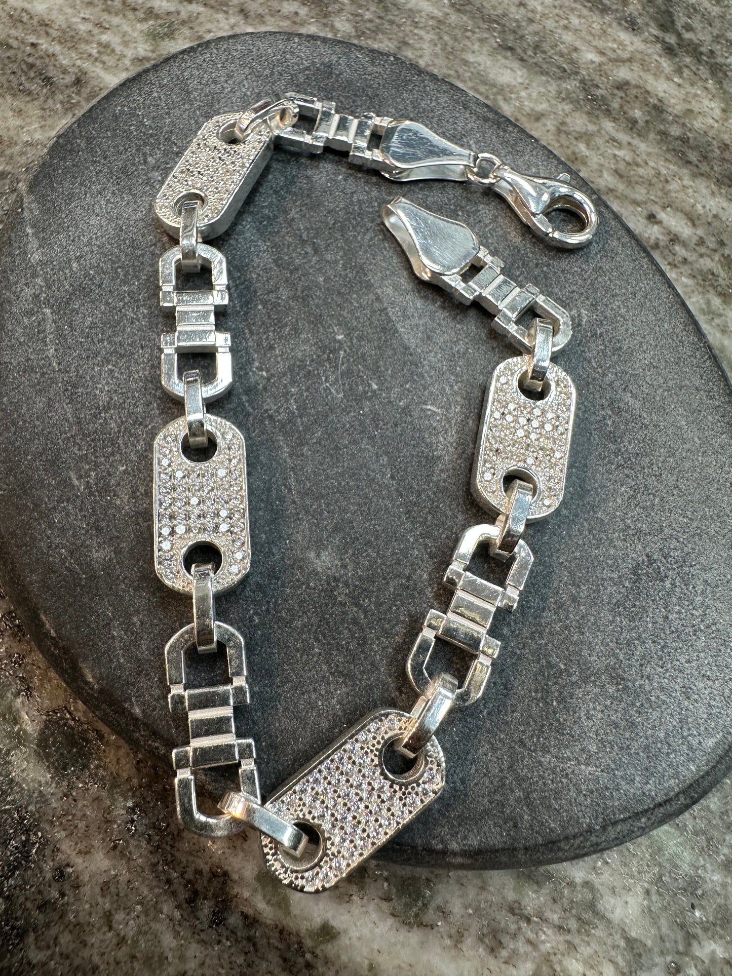 Prachtige 925 Zilveren Armband met Zirkonia ✨
