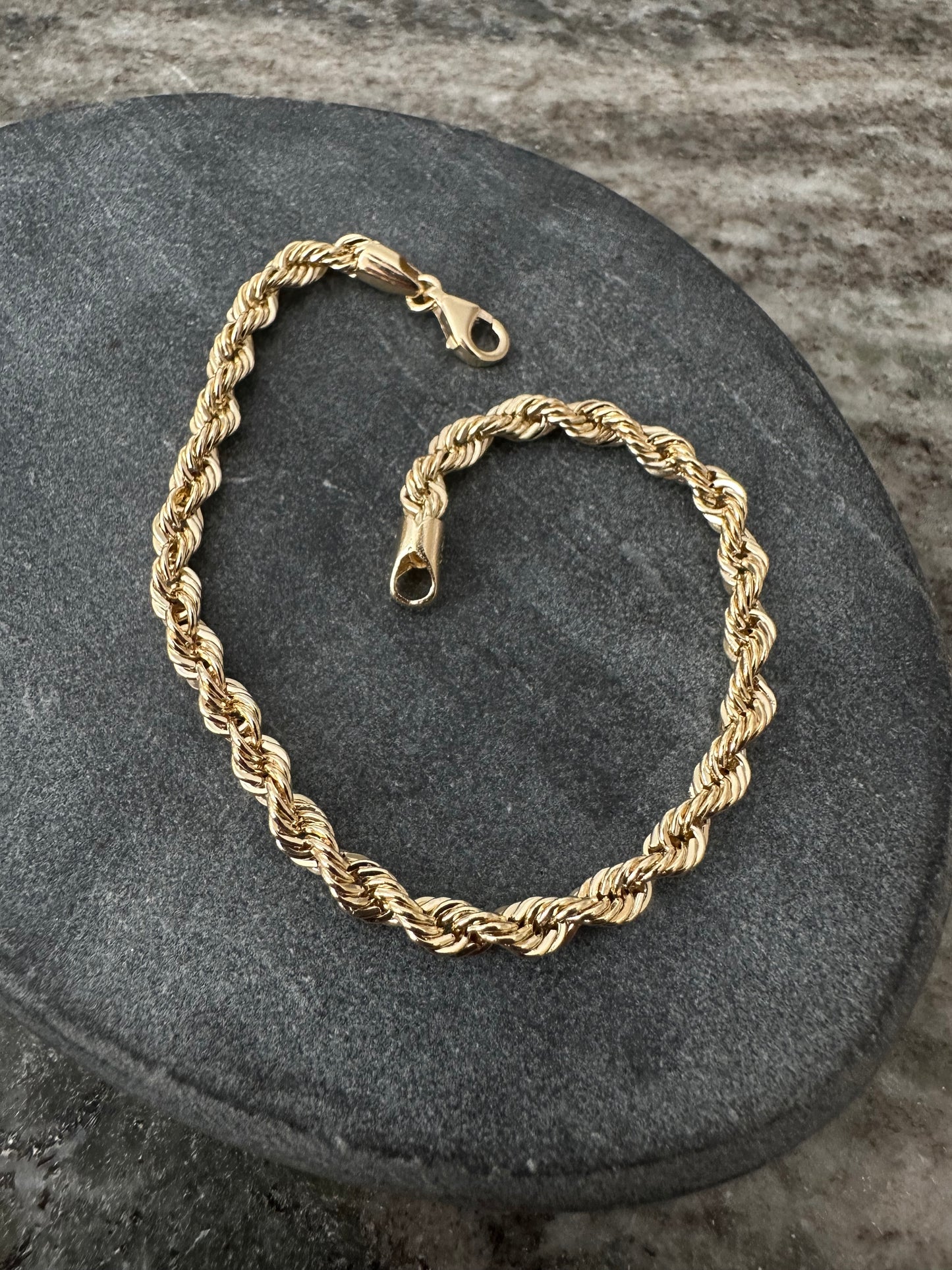 14K Gouden Robe Armband | 4mm