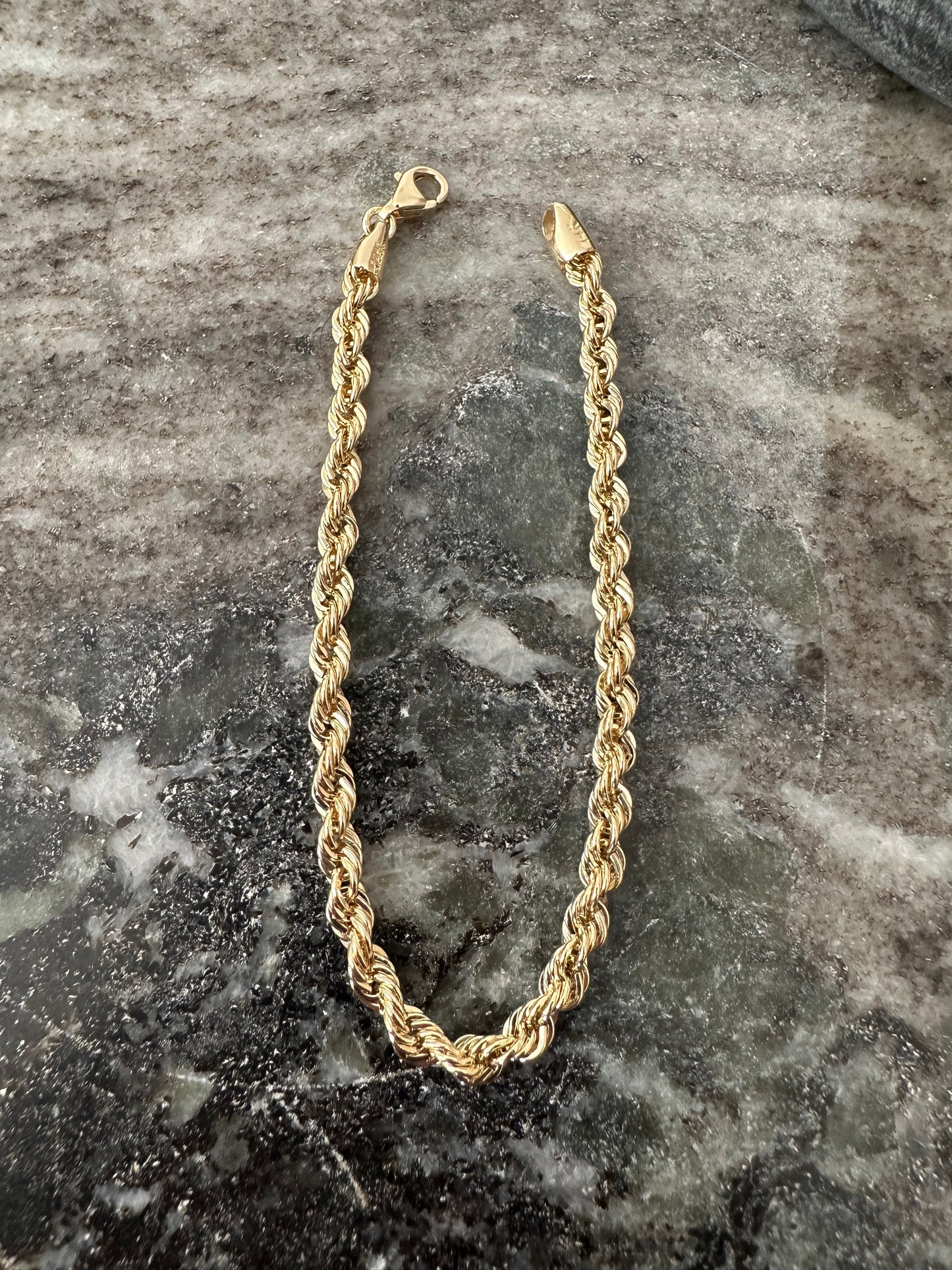 14K Gouden Robe Armband | 4mm