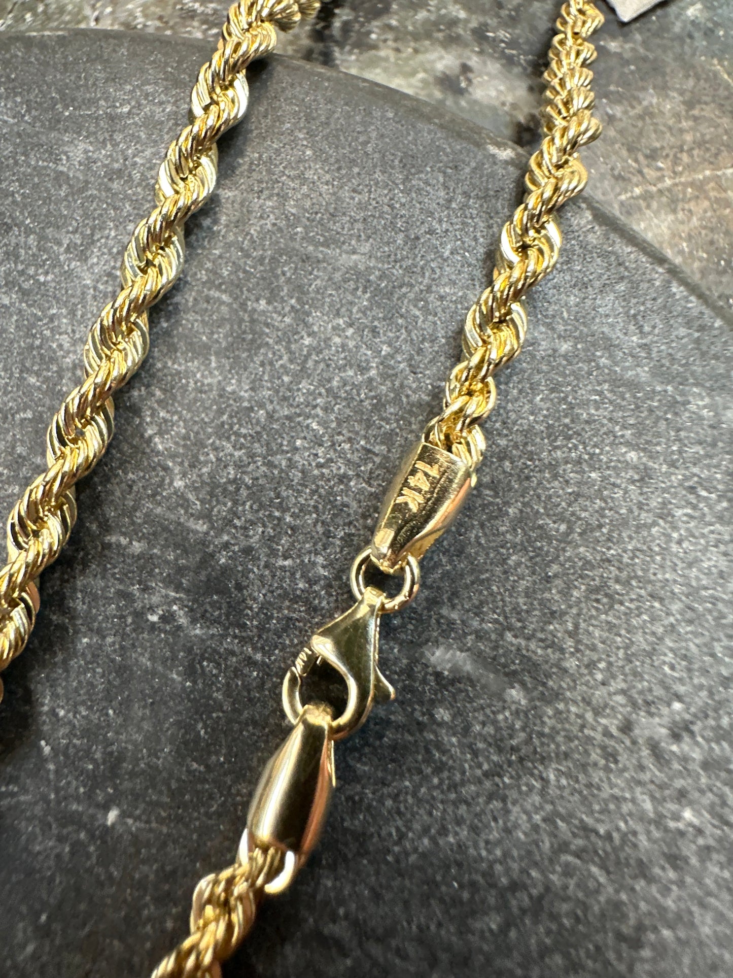 Prachtige 14K Gouden Rope Chain – 66 cm | 3,4 mm | Tijdloze Luxe
