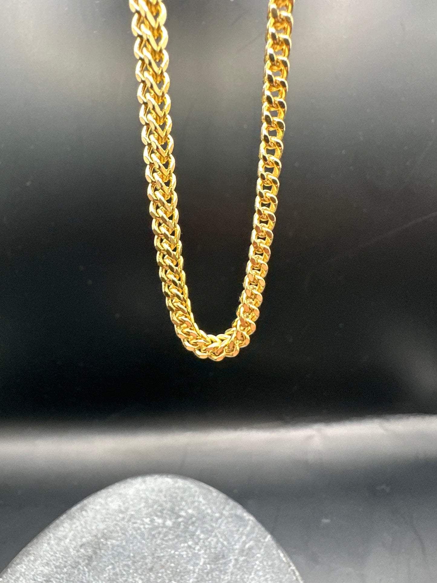 14K Gouden Franco Ketting – 3,3 mm – 70 cm
