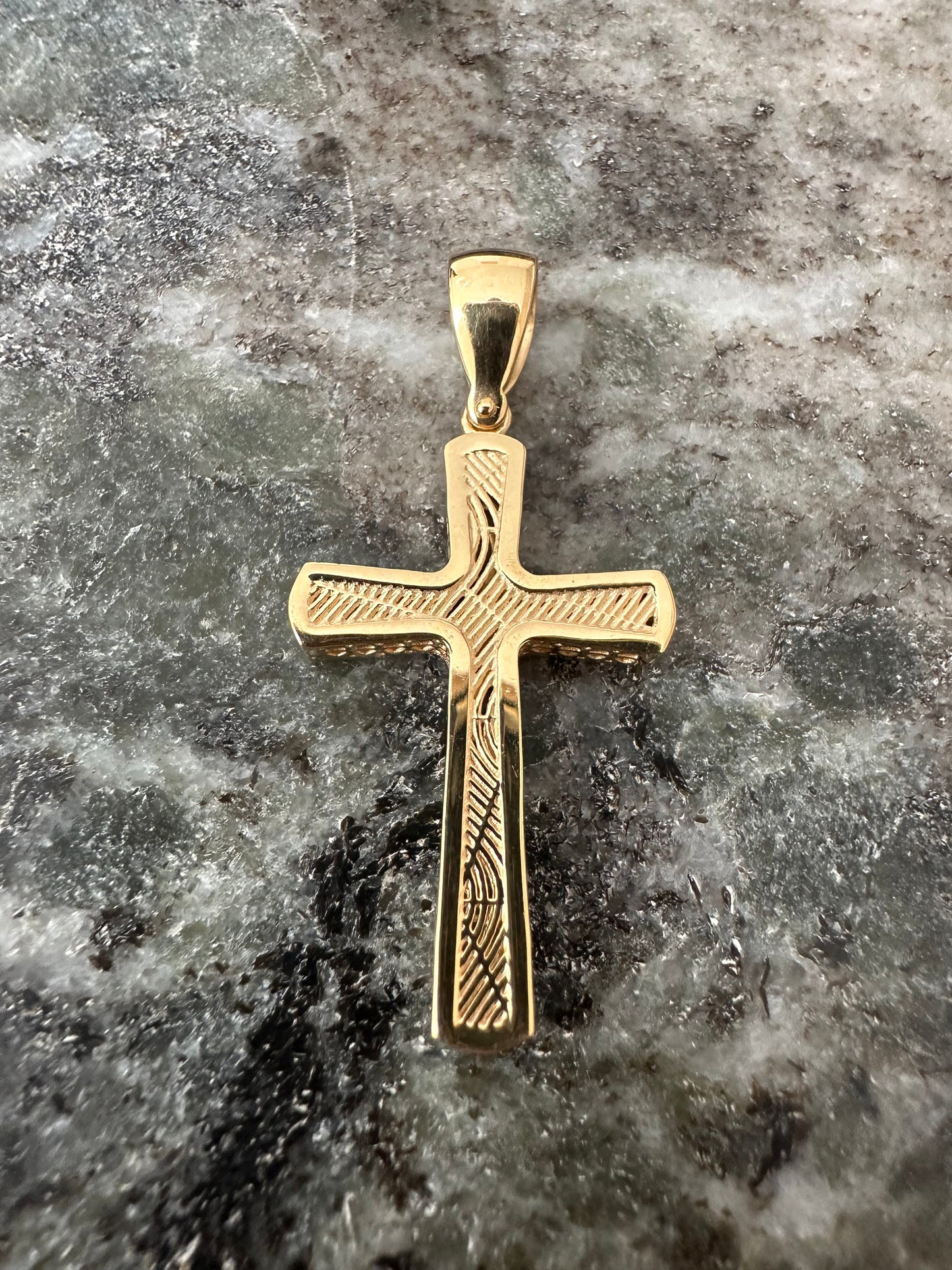 14K Gouden Kruis Kettinghanger