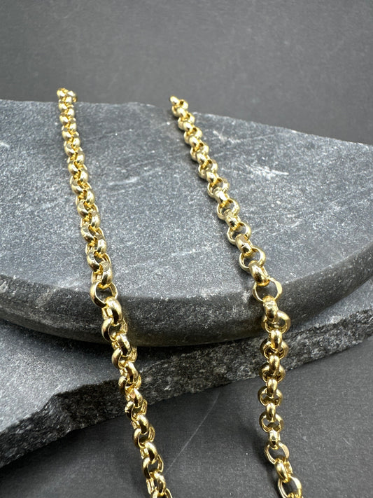 14K Gouden Jasseron Ketting – 50 cm | 3,8 mm