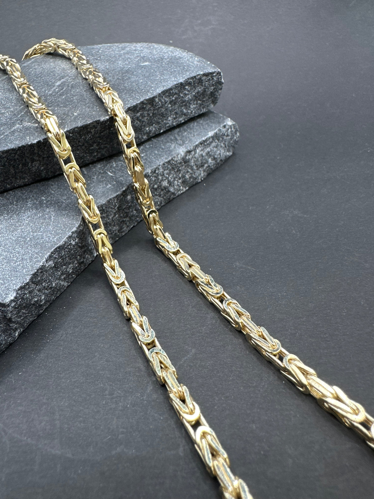 14K Gouden Byzantijnse Koningsketting – 3,5 mm