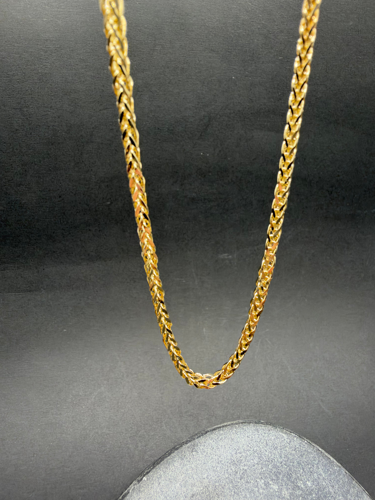 14K Gouden Vossenstaart Ketting – 3 mm