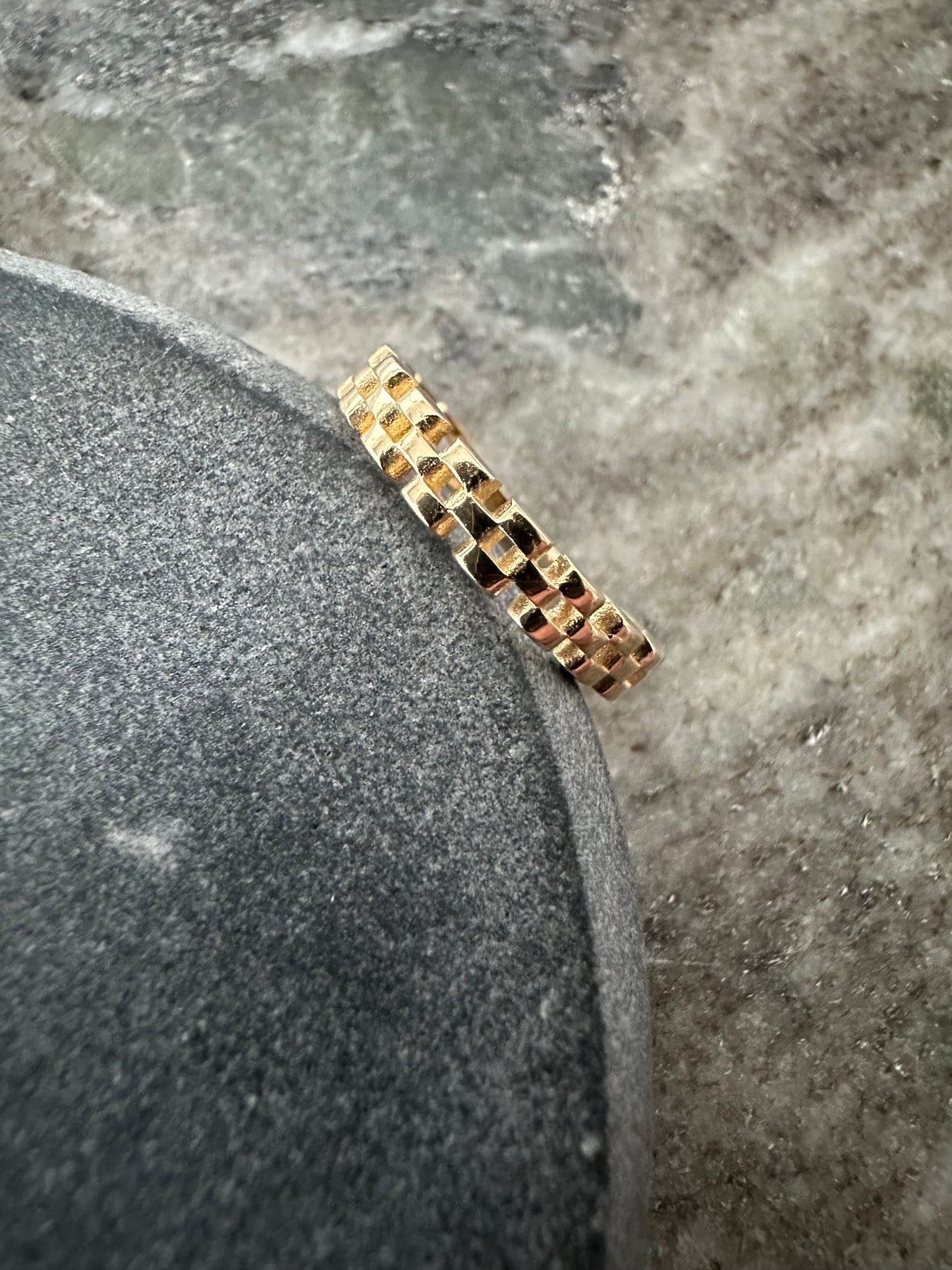 Prachtige 14K Gouden Rollie Ring