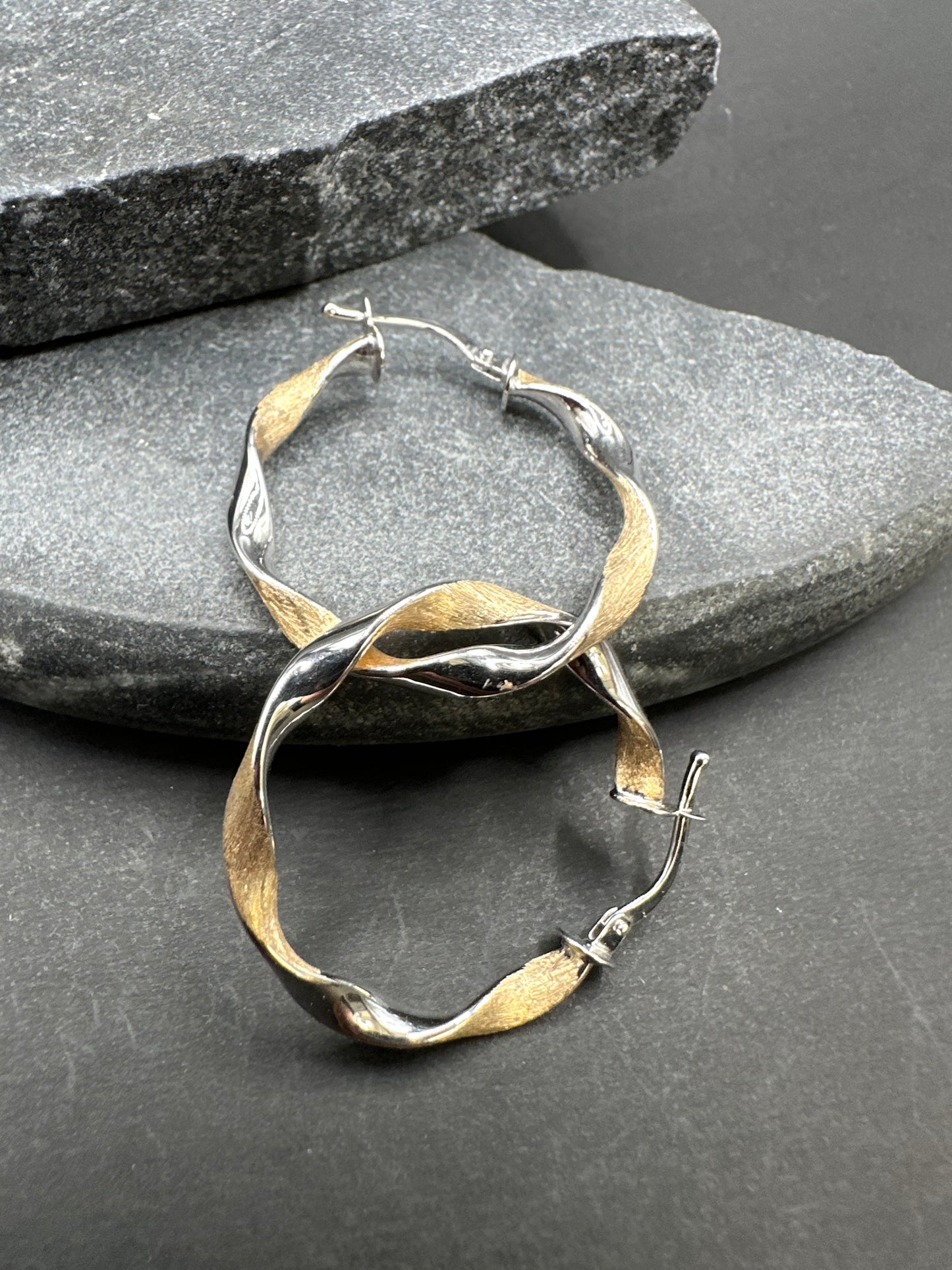 14K Gouden Bicolor Wokkels – 26 mm