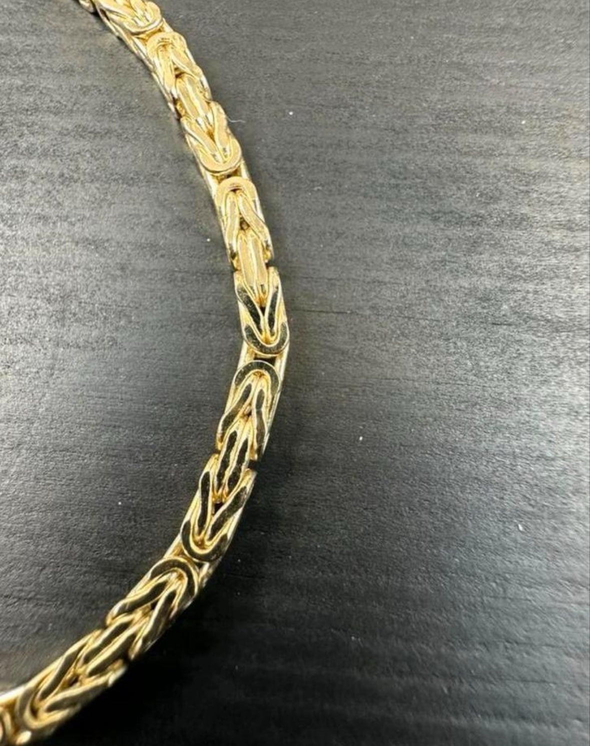 14K Gouden Byzantijnse Koningsarmband – 3,2 mm | 20 cm | Tijdloze Luxe