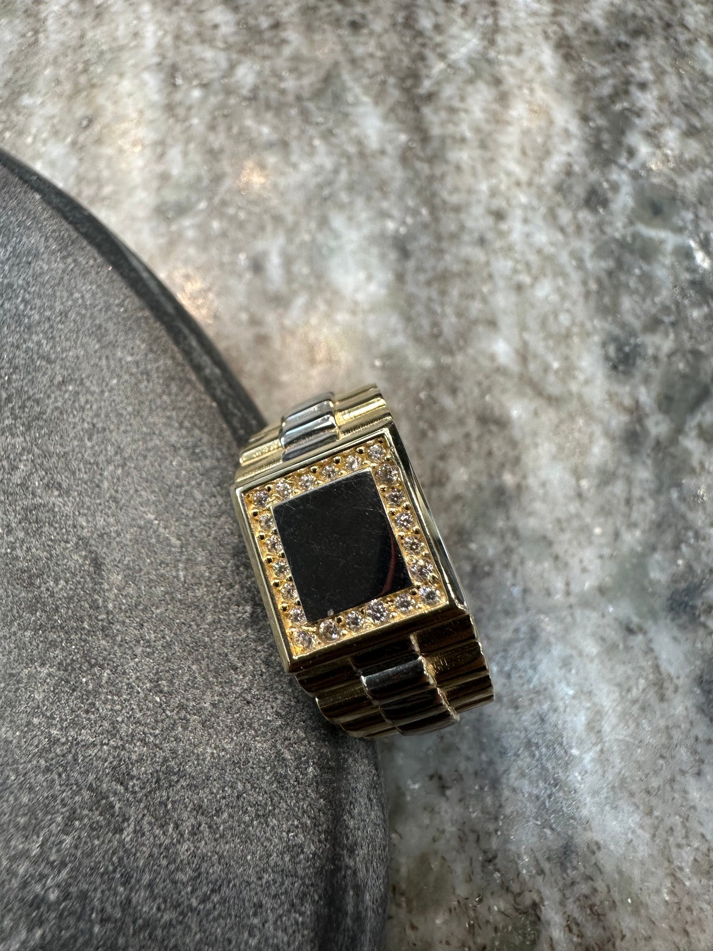 14K Gouden Bicolor Roley Ring