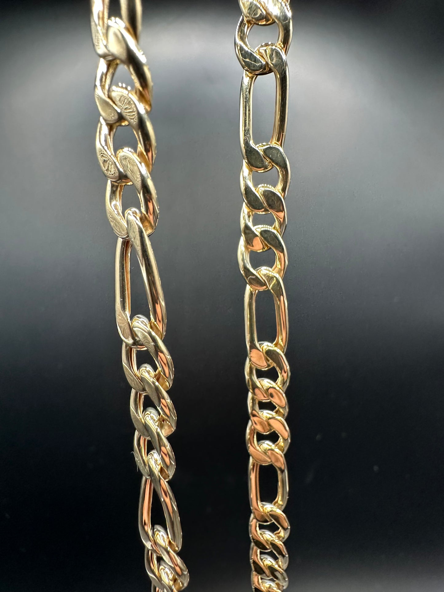 14K Gouden Figaro Ketting – 67 cm