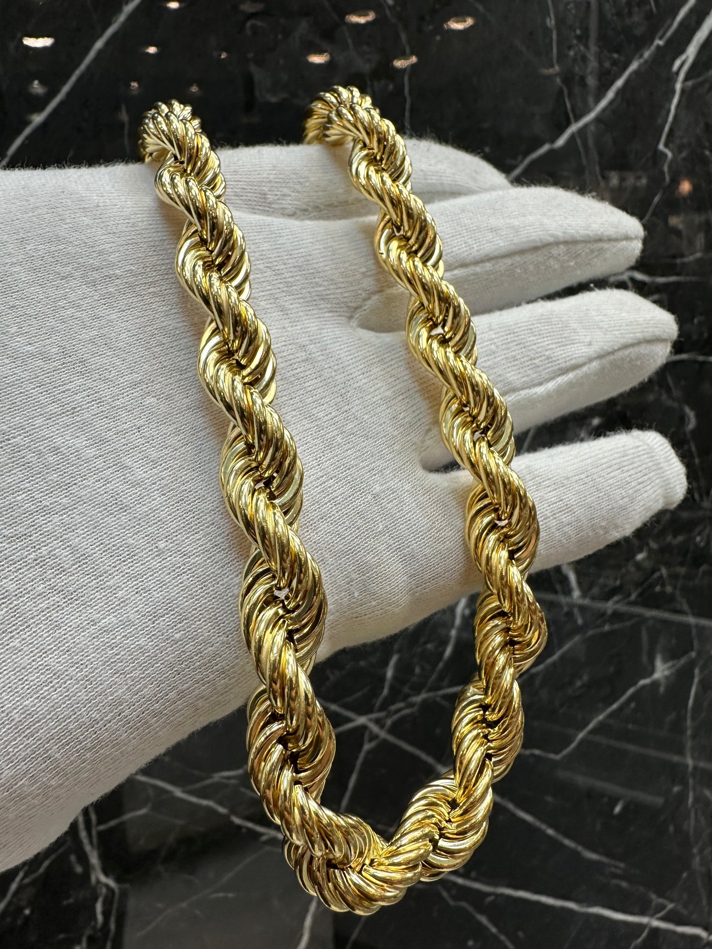 18K Gouden Rope Collier – 52 cm