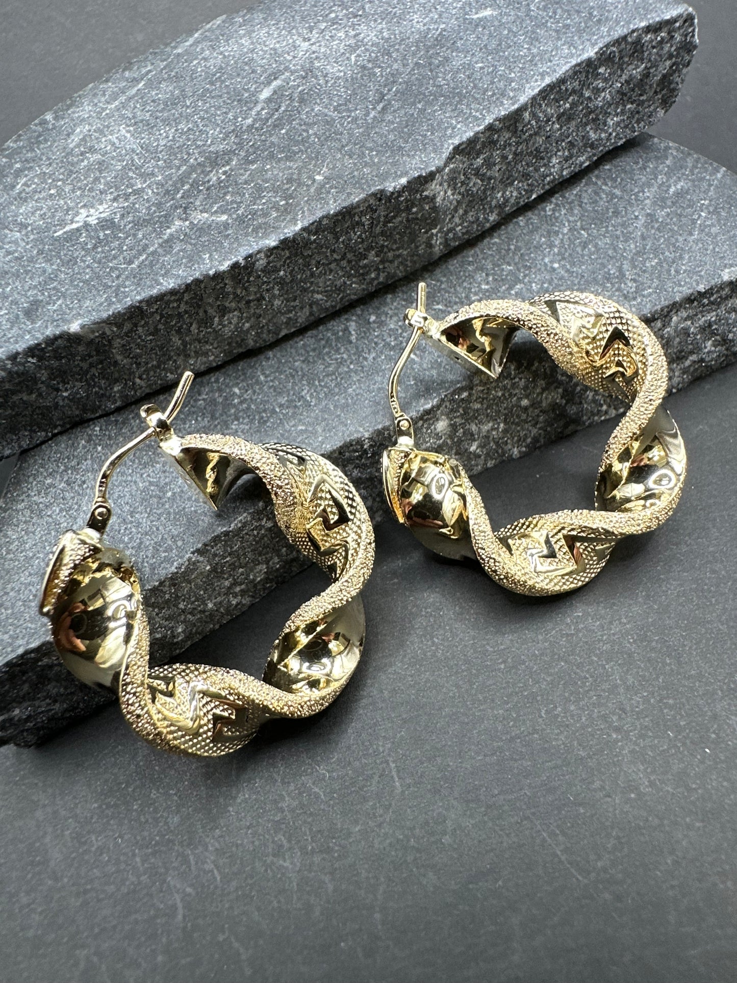 14K Gouden Wokkels – 30 mm