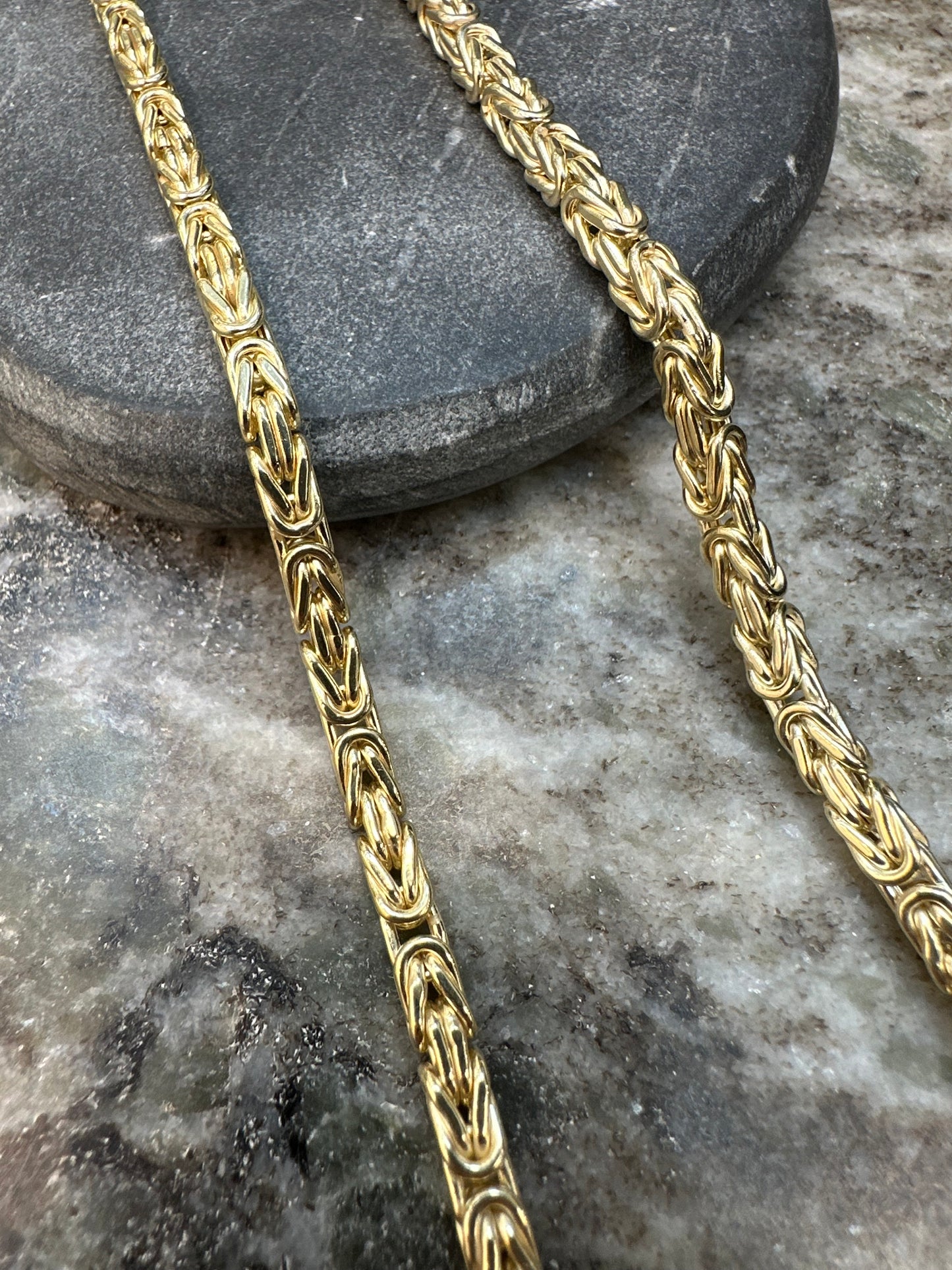 Prachtige 14K Gouden Koningsketting – 60 cm | 4,5 mm | Luxe & Krachtig
