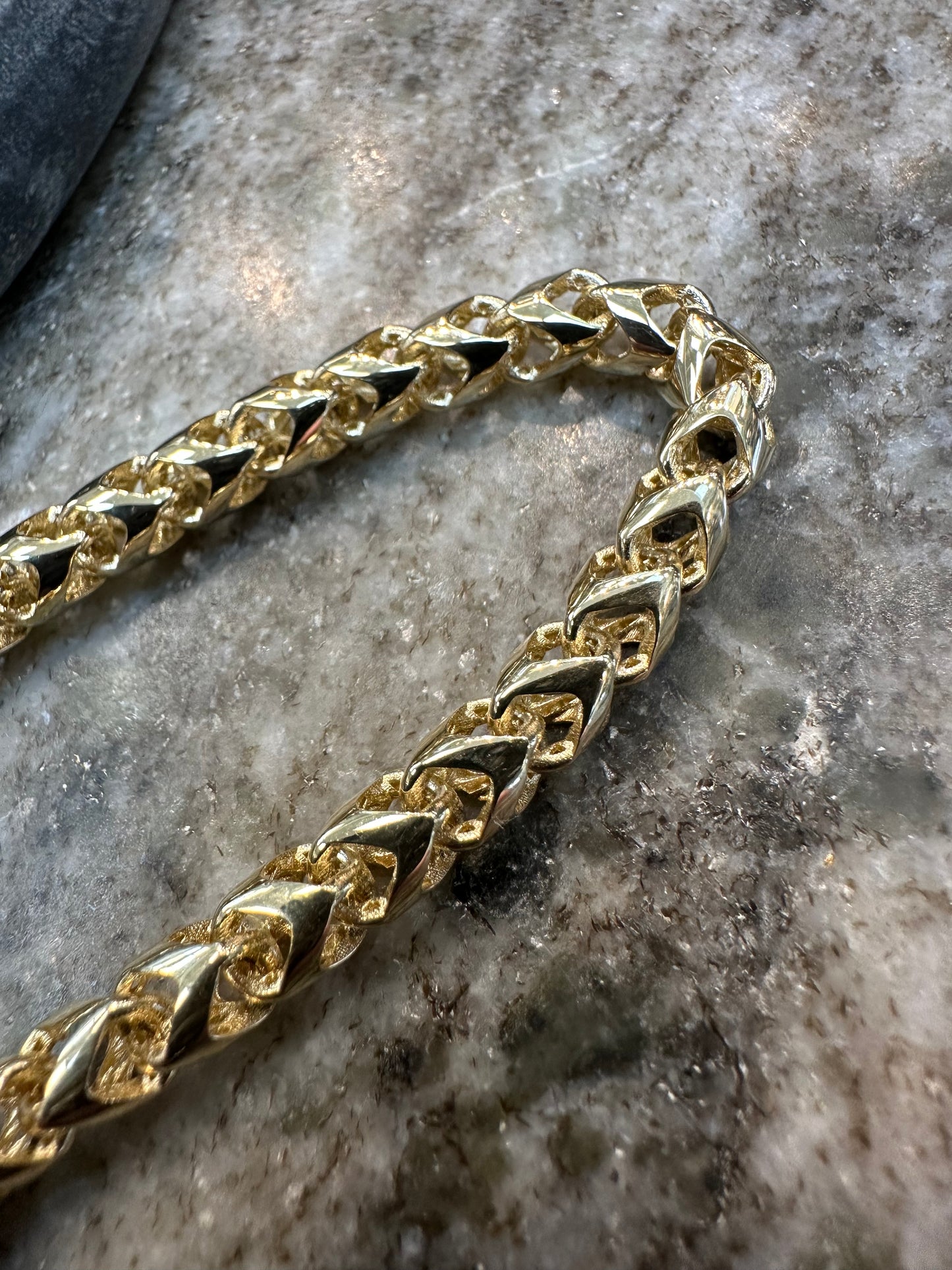14K Gouden Unieke Armband met Luxe Slot – 20 cm | 6,2 mm