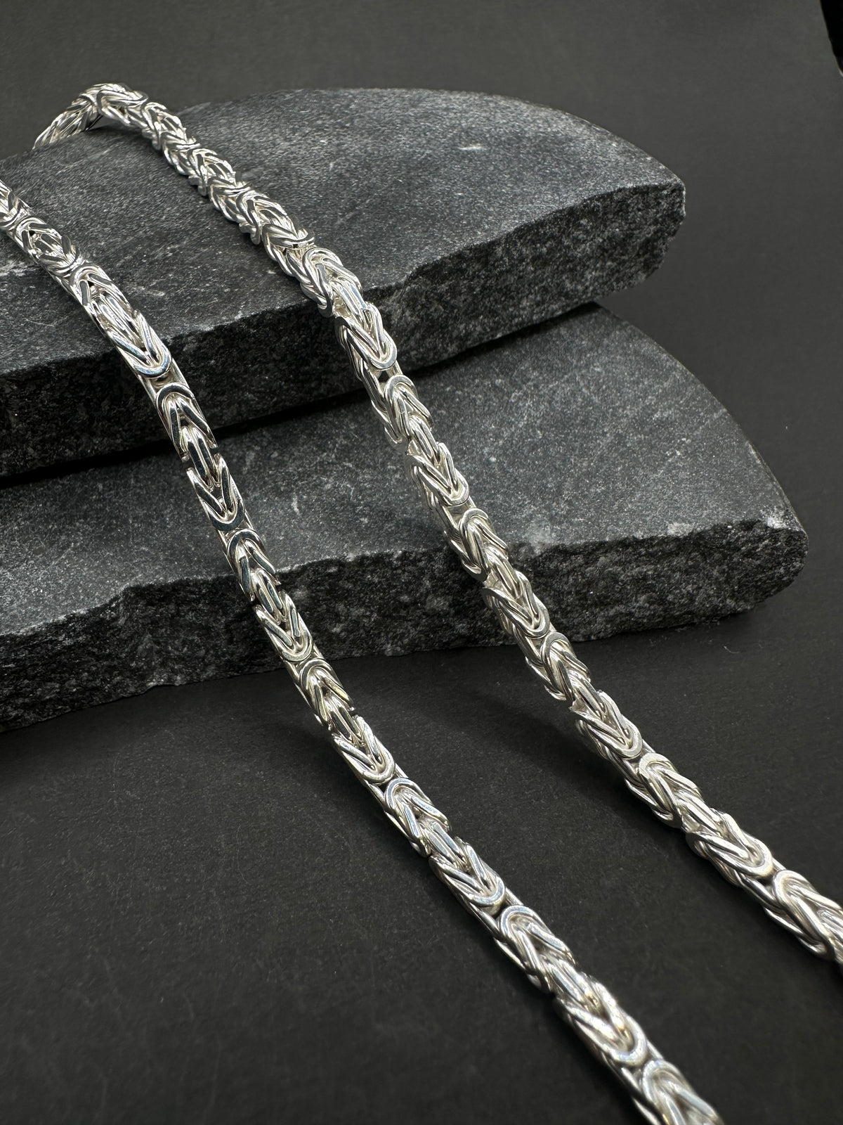 925 Zilveren Massieve Koningsketting – 3,2 mm