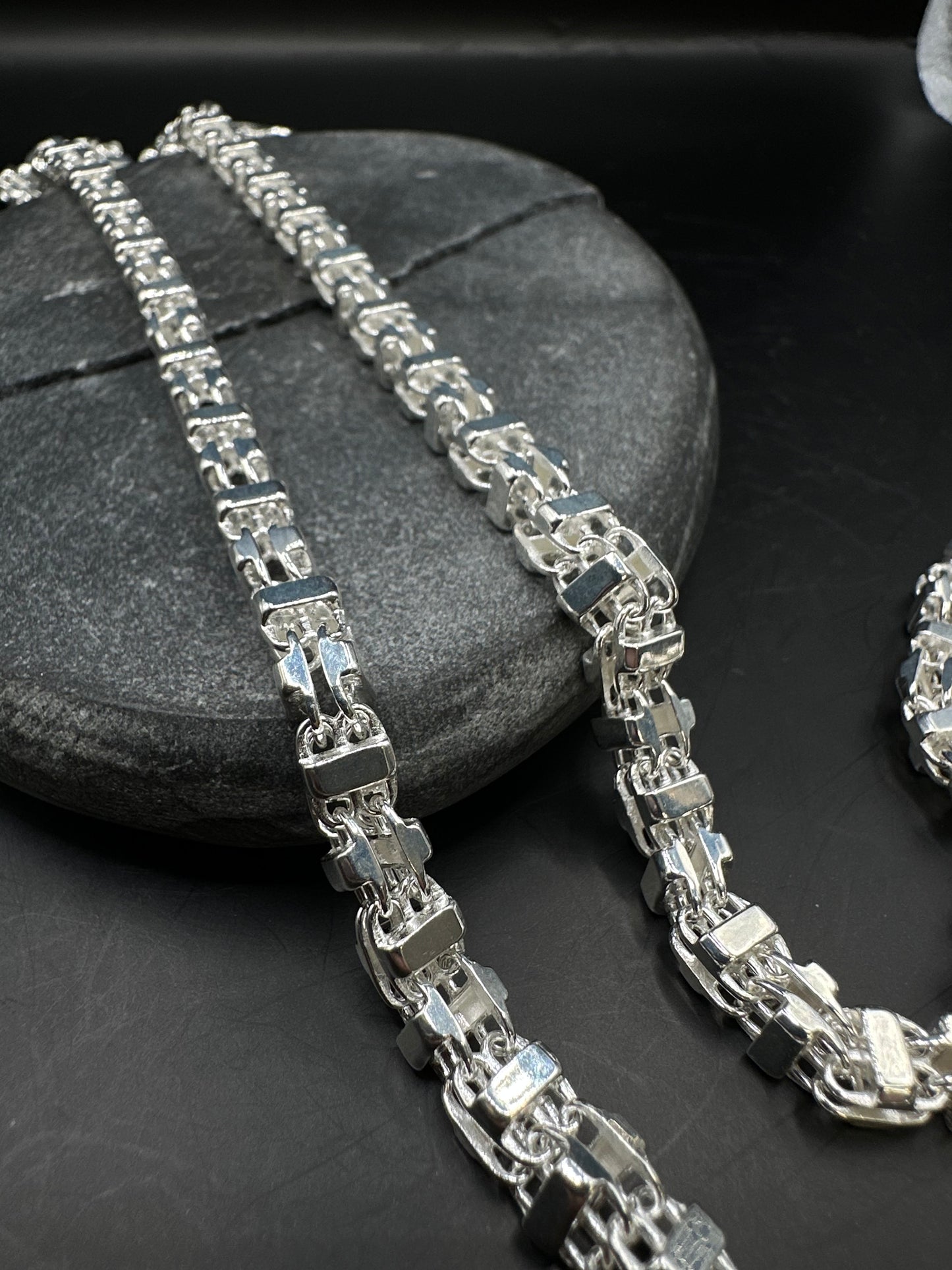 925 Zilveren Magnum Ketting – Massief Zilver – 70 cm