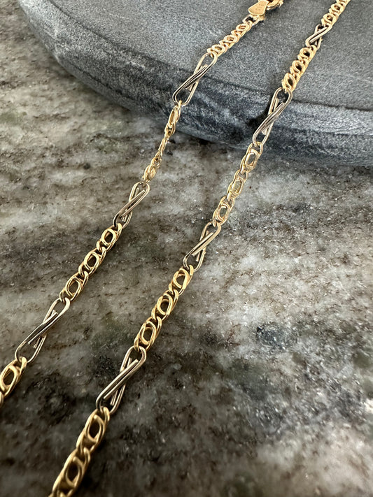 14k Gouden Bicolor Collier